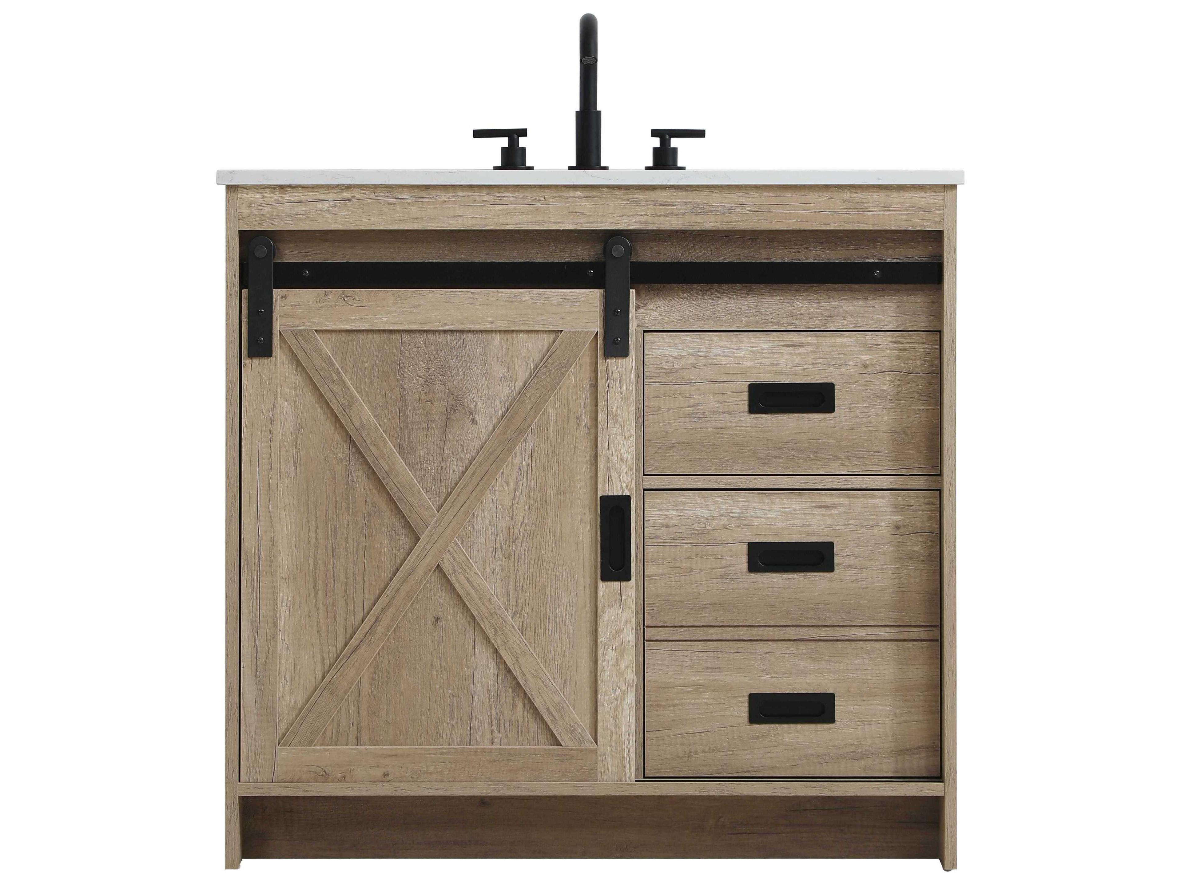Austin Natural Oak 36" Vanity