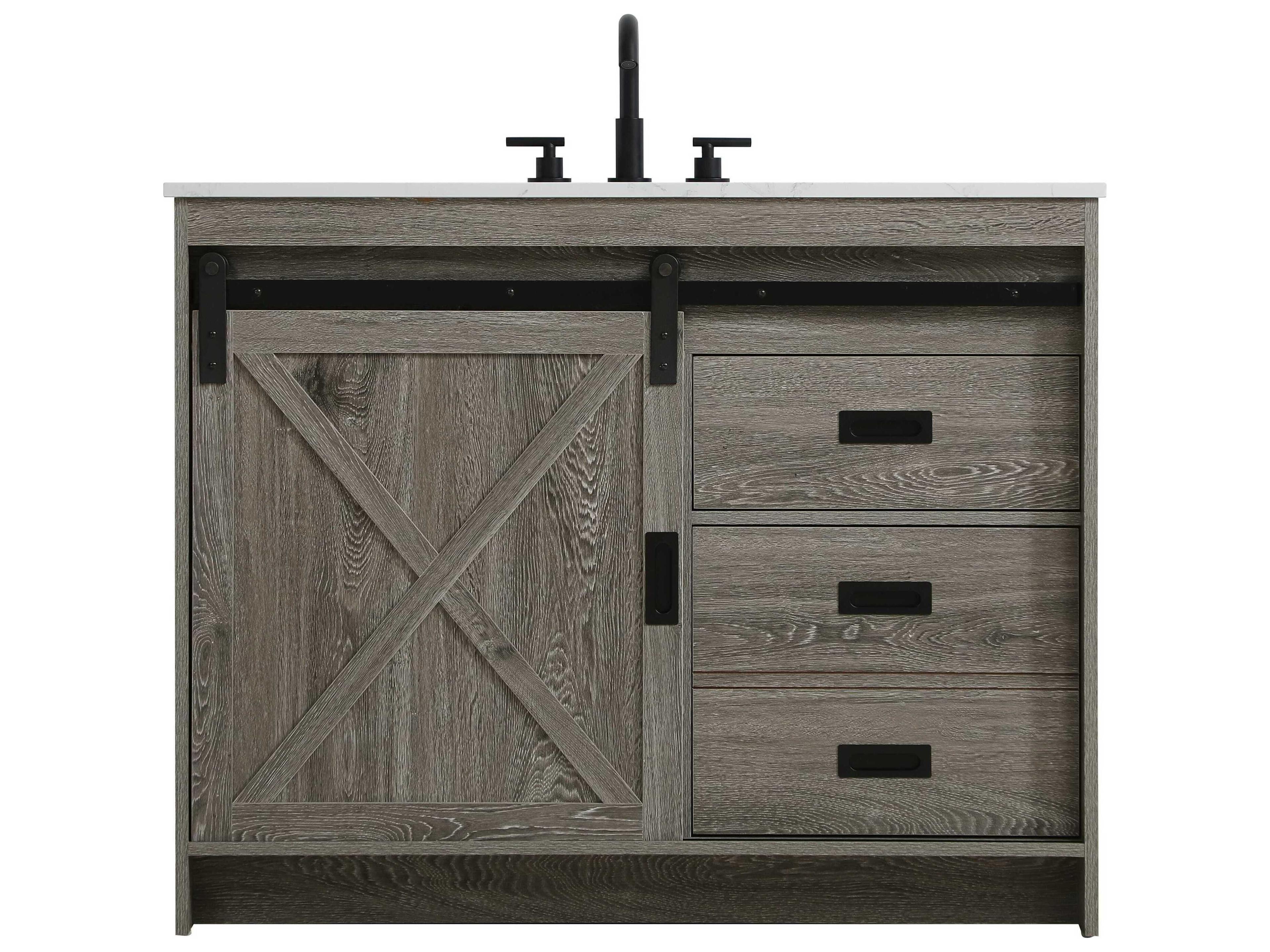 Austin Rustic Grey 42" Vanity