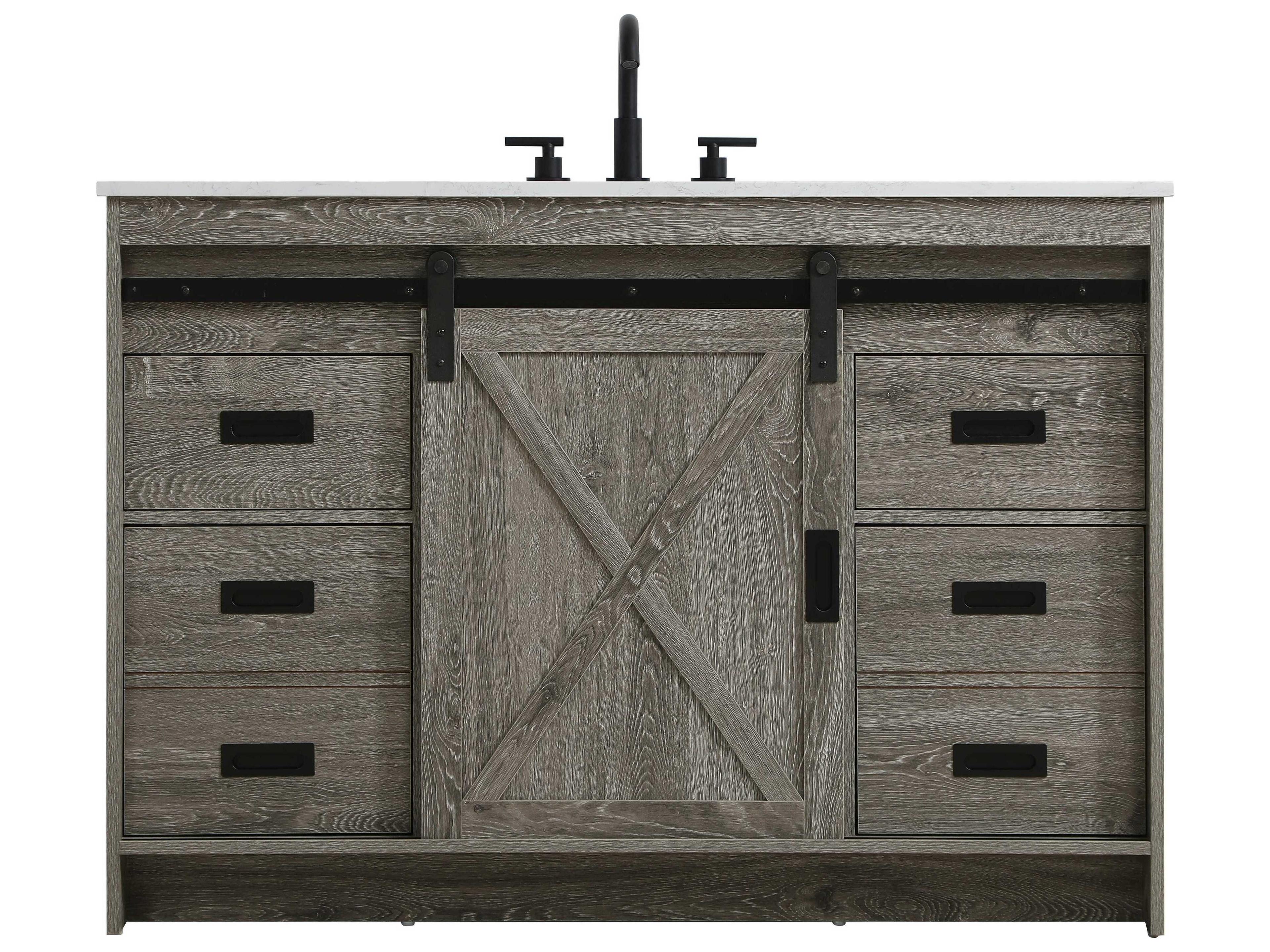 Austin Rustic Grey 48" Vanity