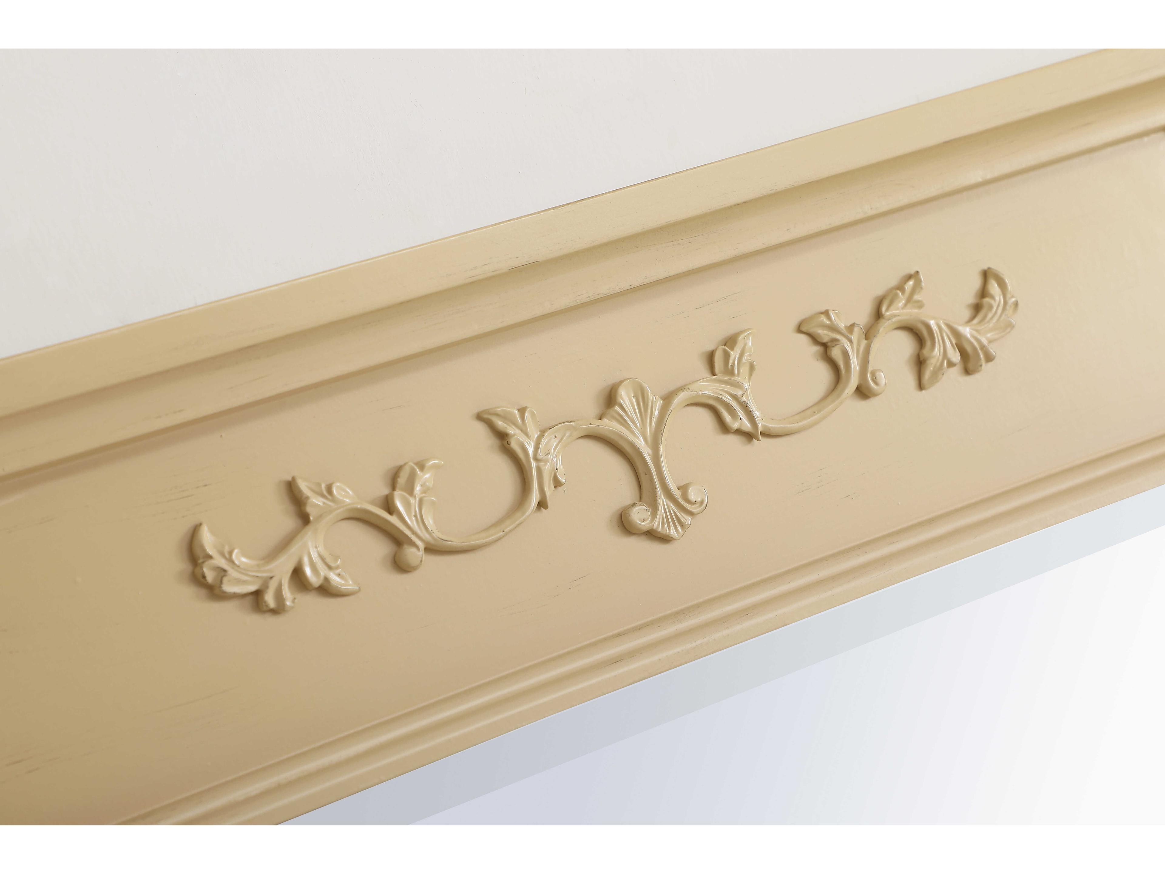 Elegant Lighting Lenora Light Antique Beige Rectangular Wall Mirror