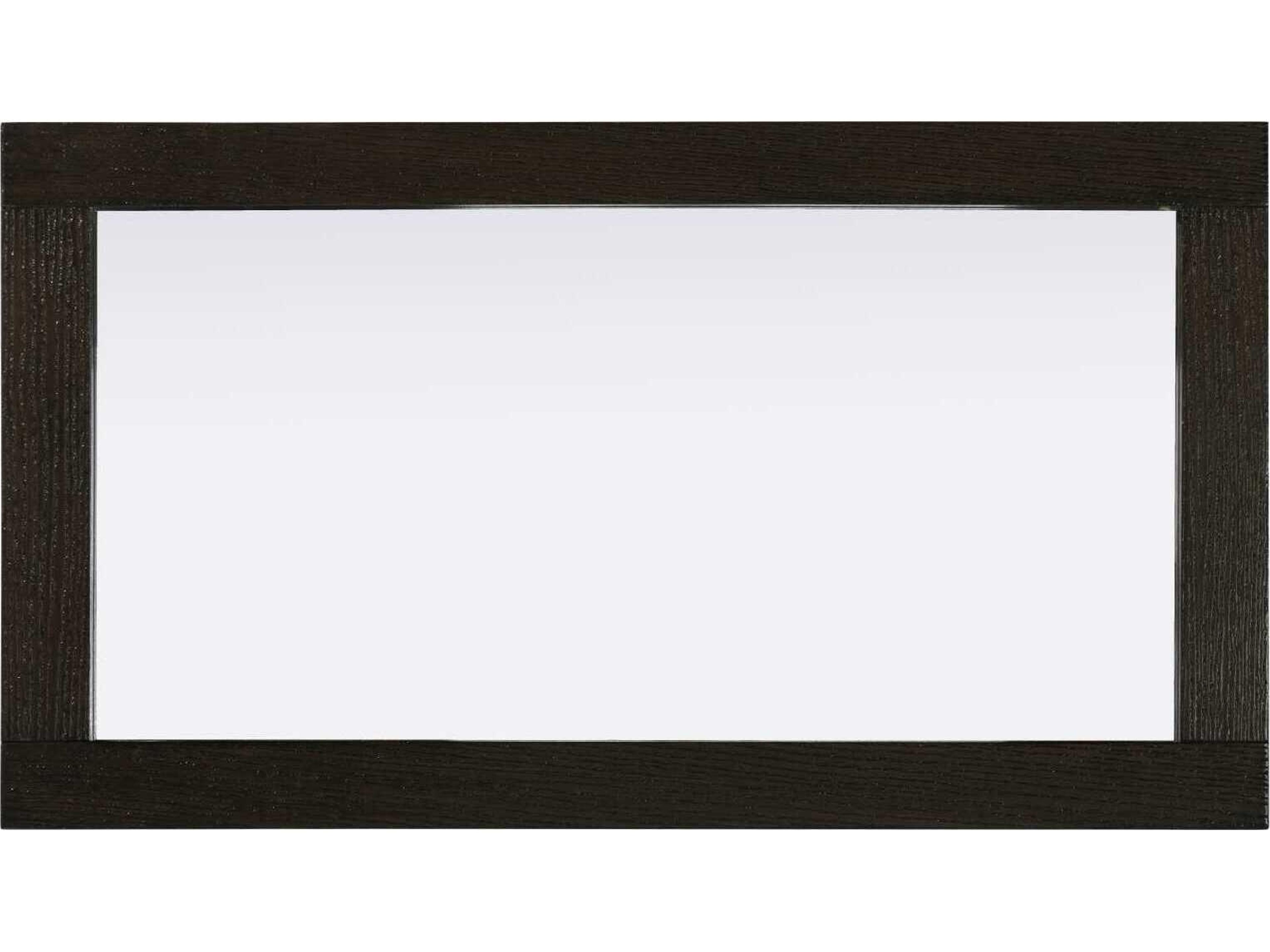 Elegant Lighting Norah Chocolate Oak Rectangular Wall Mirror