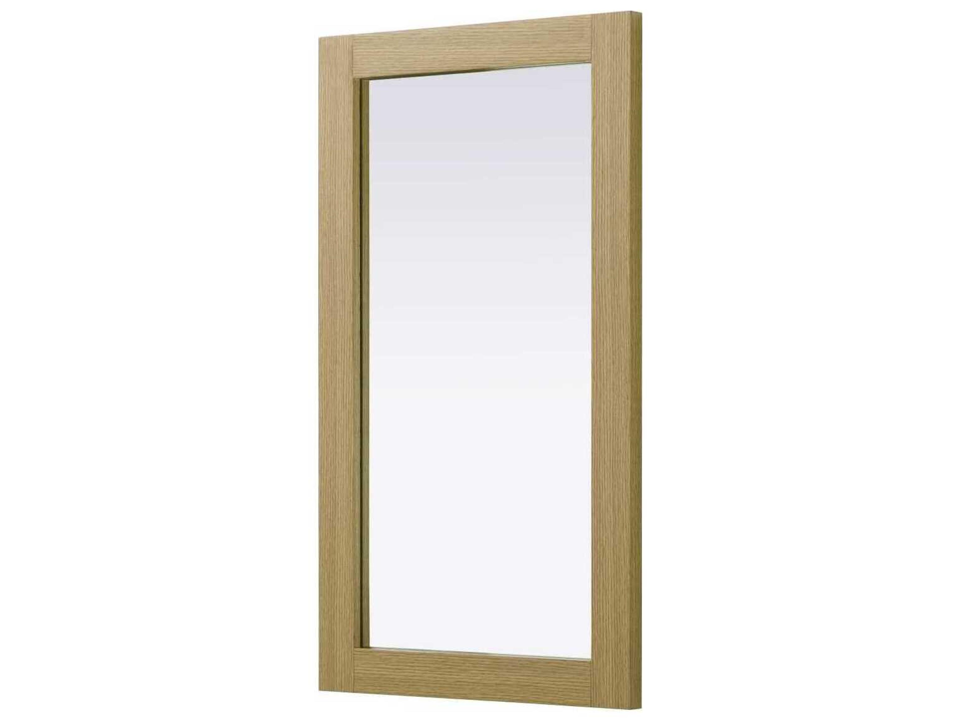 Elegant Lighting Norah Honey Brown Rectangular Wall Mirror