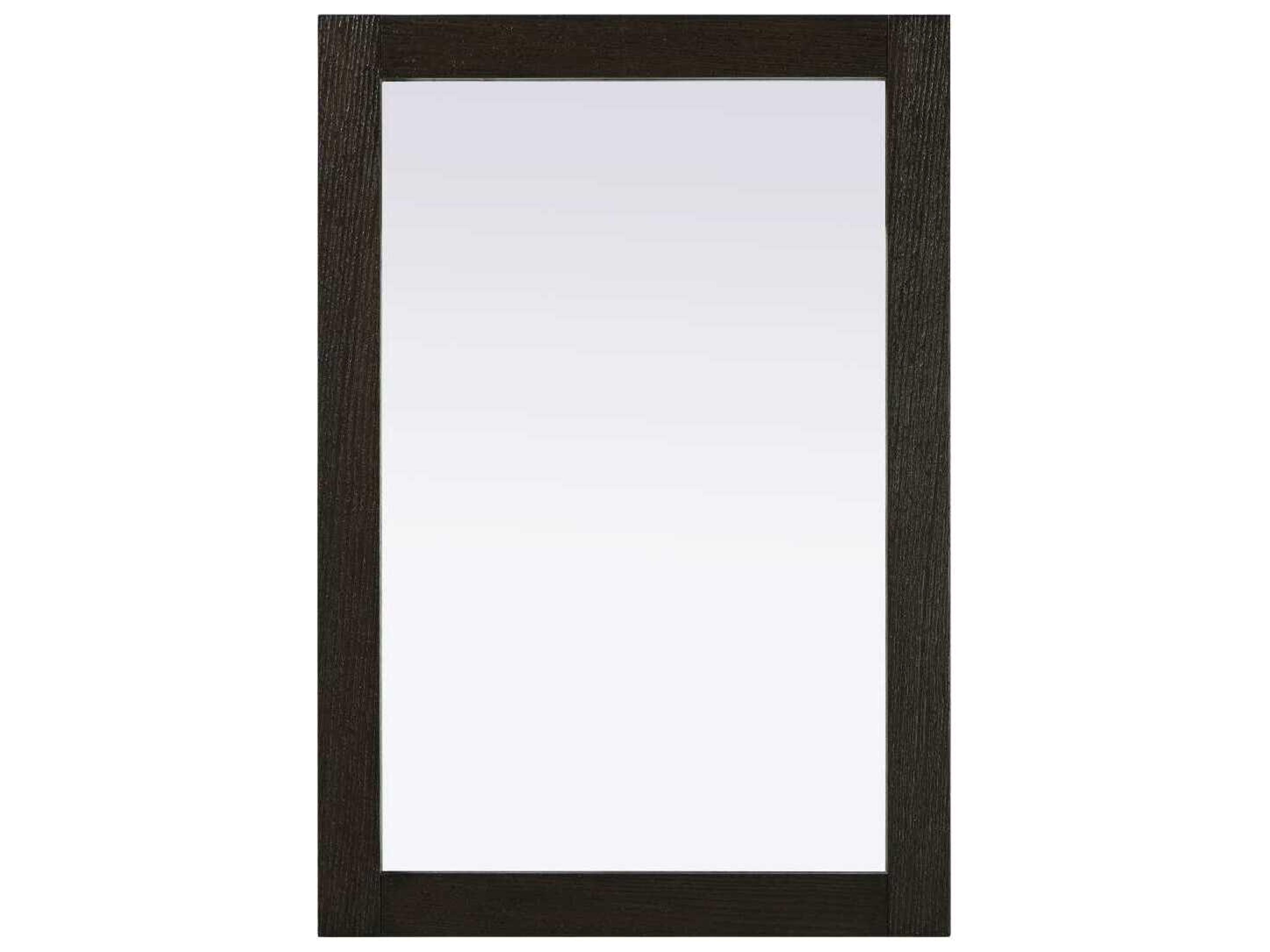 Norah Chocolate Oak Rectangular Wall Mirror