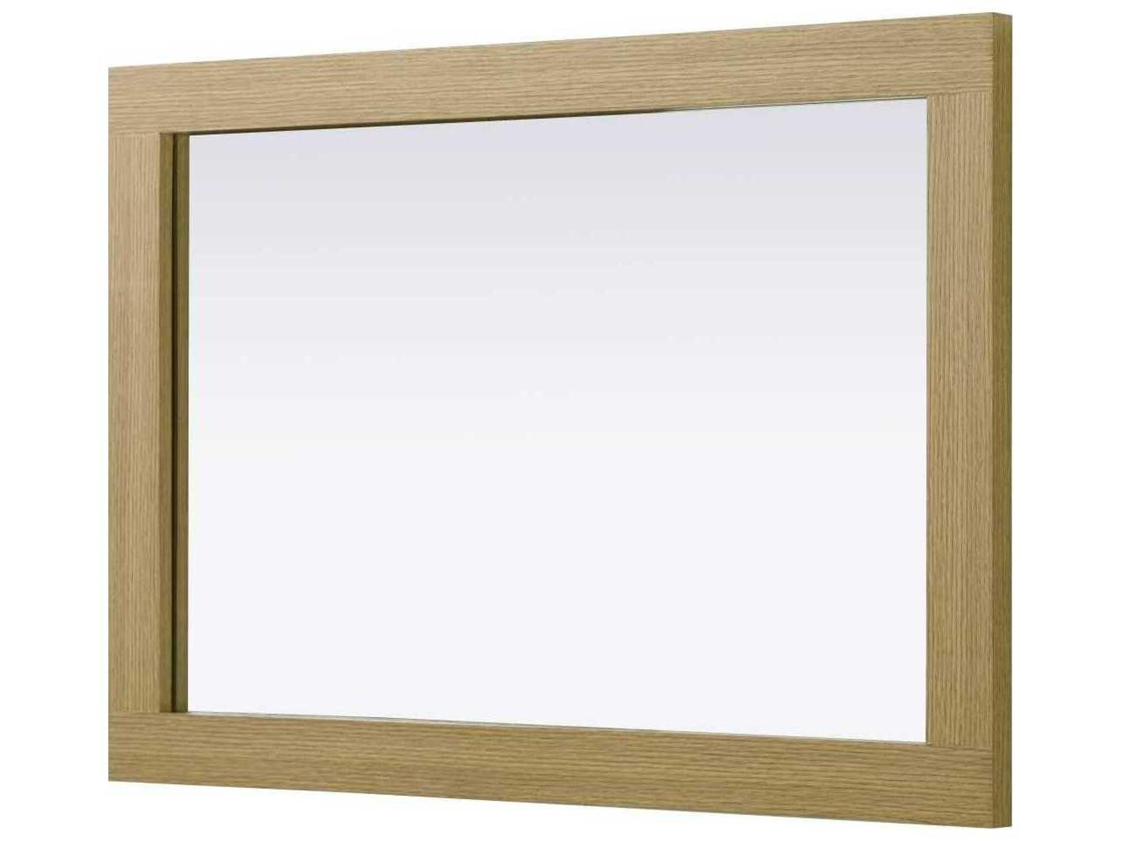 Elegant Lighting Norah Honey Brown Rectangular Wall Mirror