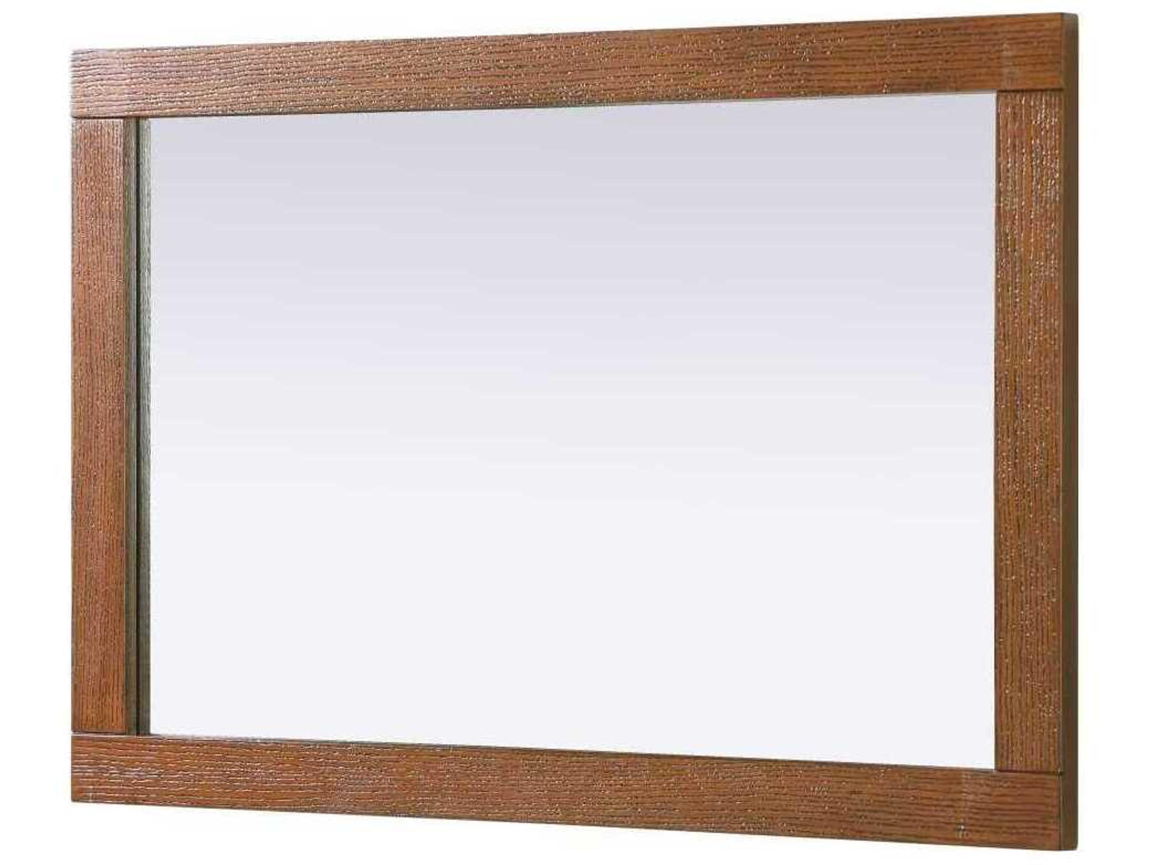 Elegant Lighting Norah Brandy Walnut Rectangular Wall Mirror