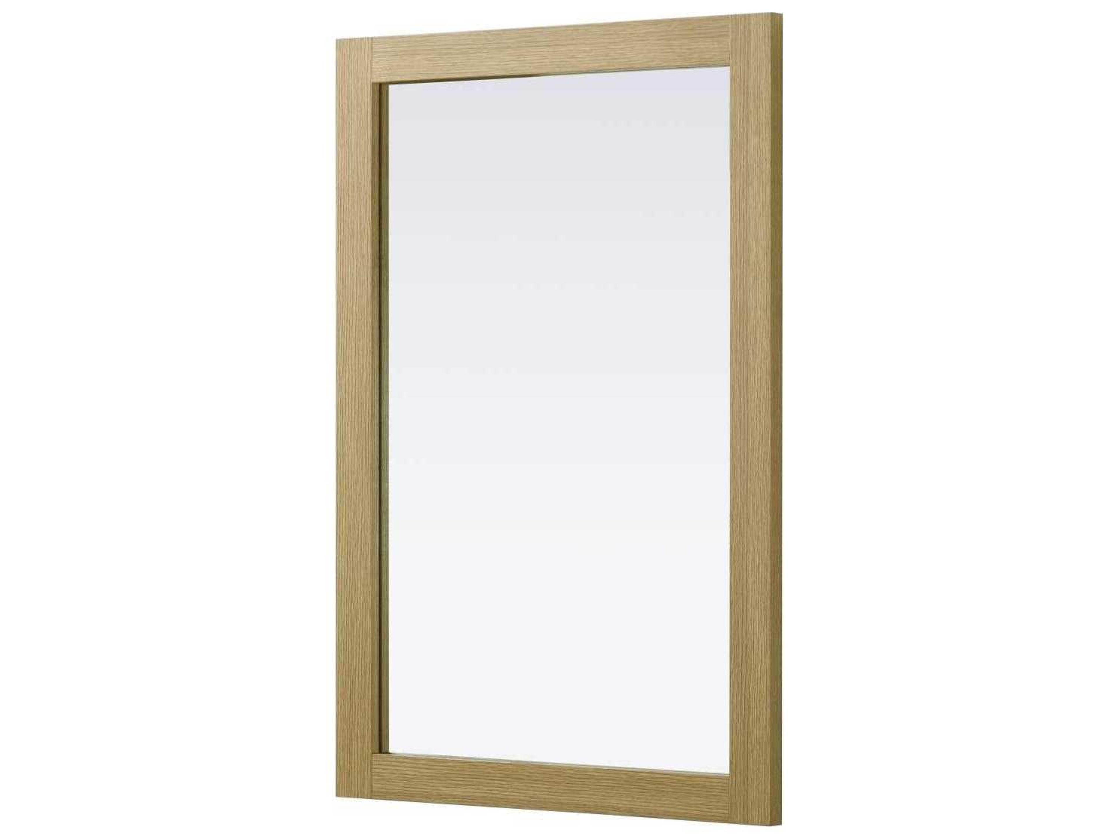 Elegant Lighting Norah Honey Brown Rectangular Wall Mirror