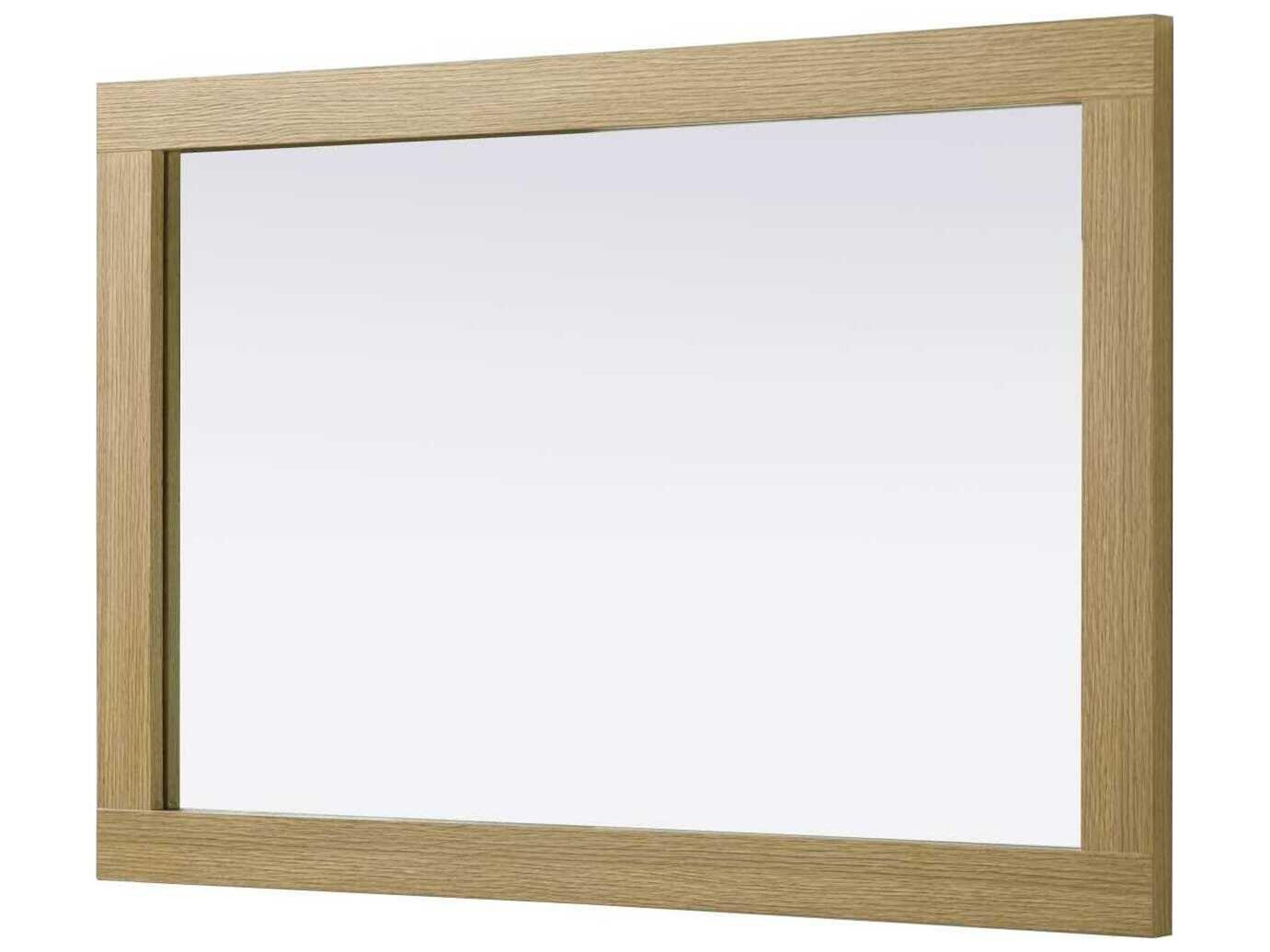 Elegant Lighting Norah Honey Brown Rectangular Wall Mirror
