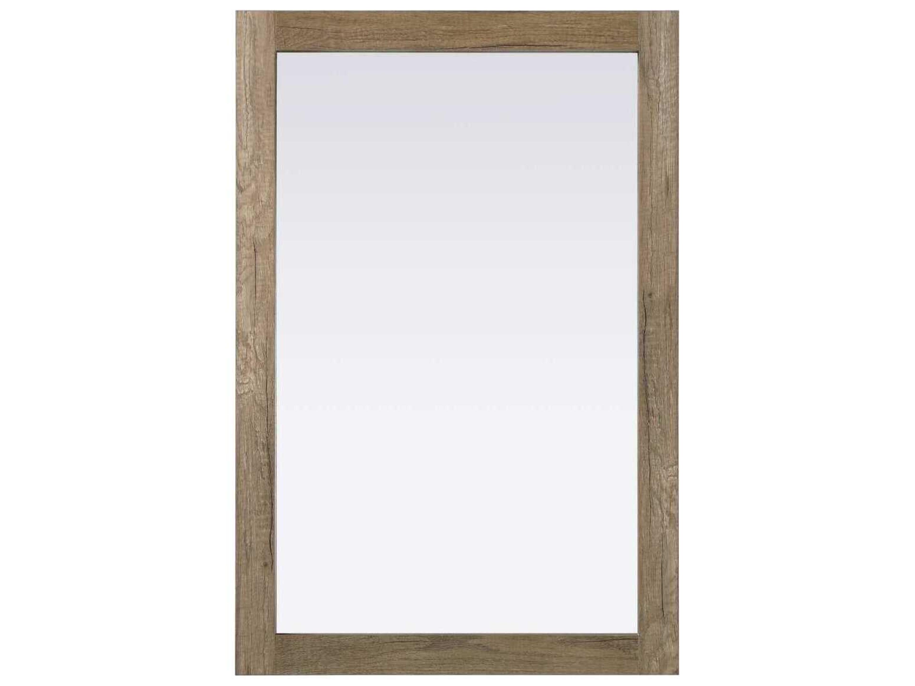 Norah Natural Oak Rectangular Wall Mirror