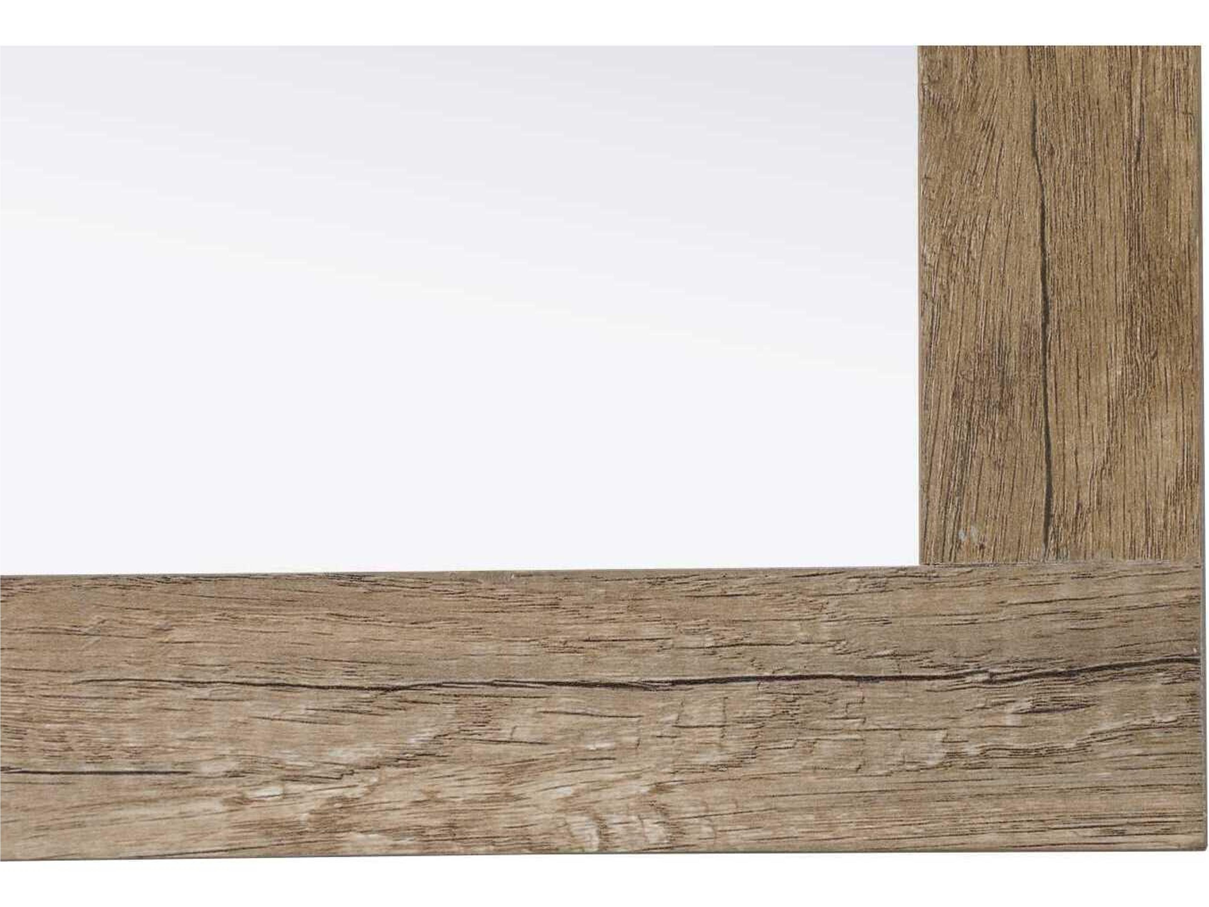 Elegant Lighting Norah Natural Oak Rectangular Wall Mirror