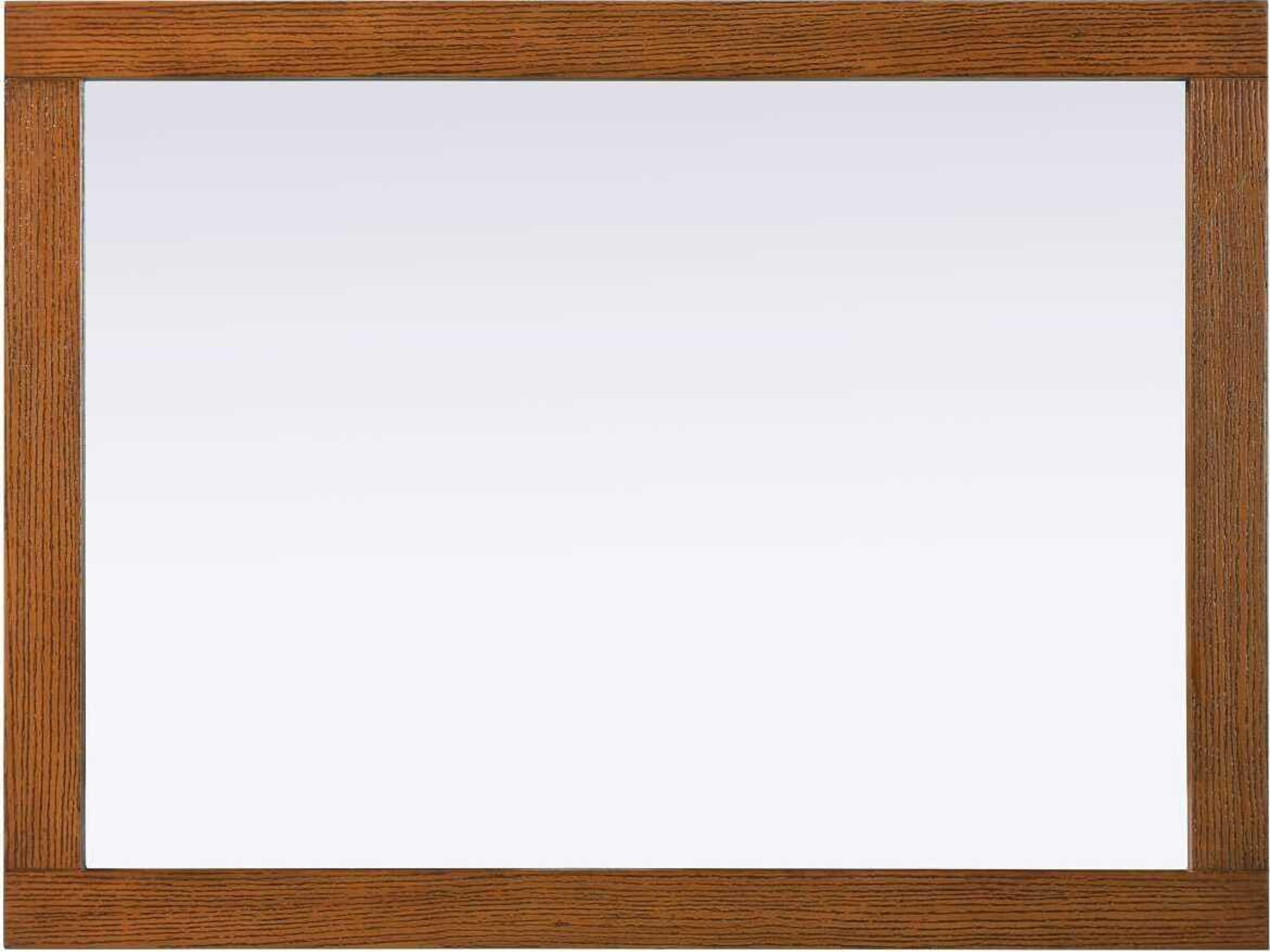 Elegant Lighting Norah Brandy Walnut Rectangular Wall Mirror