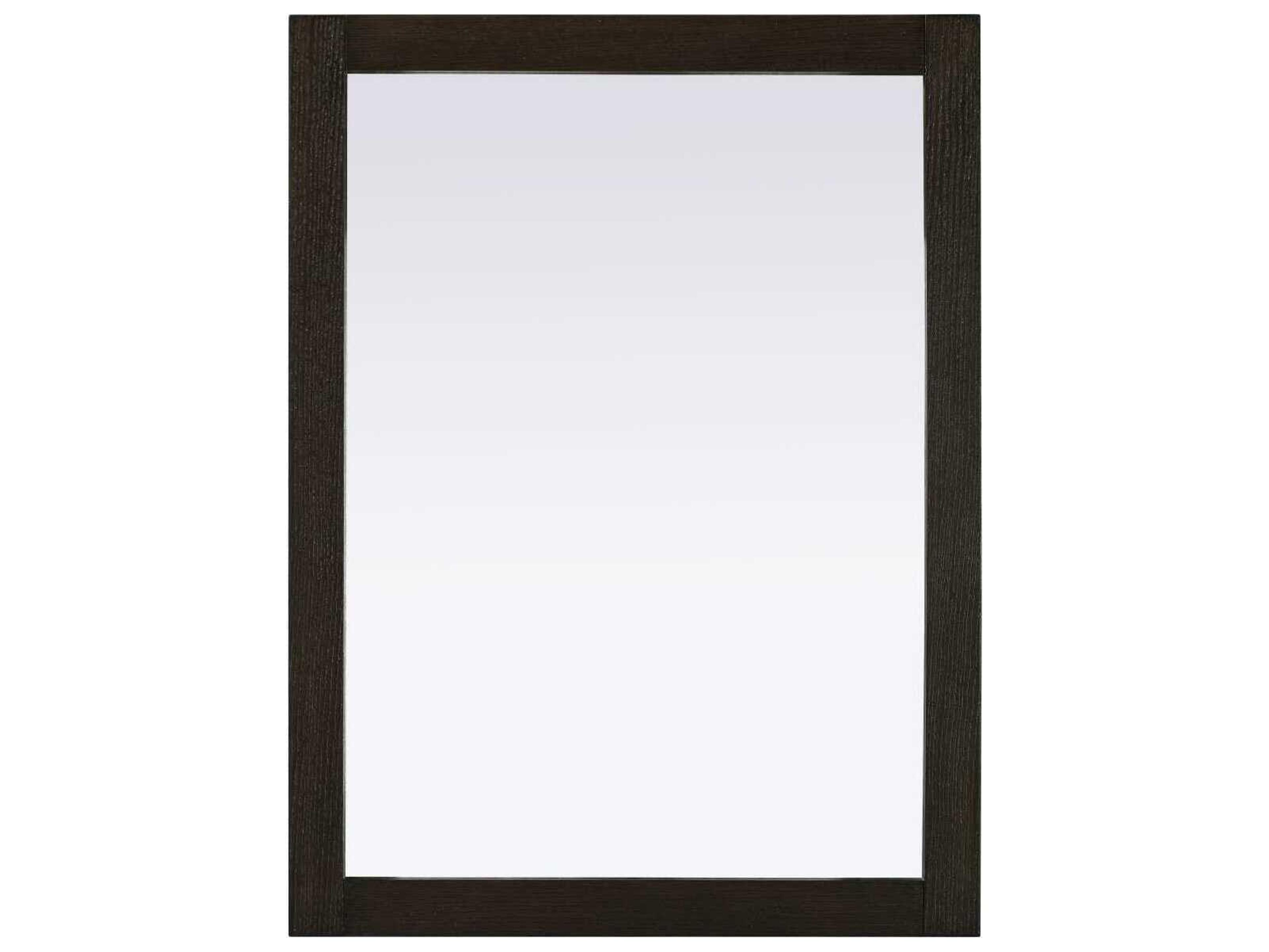 Norah Chocolate Oak Rectangular Wall Mirror