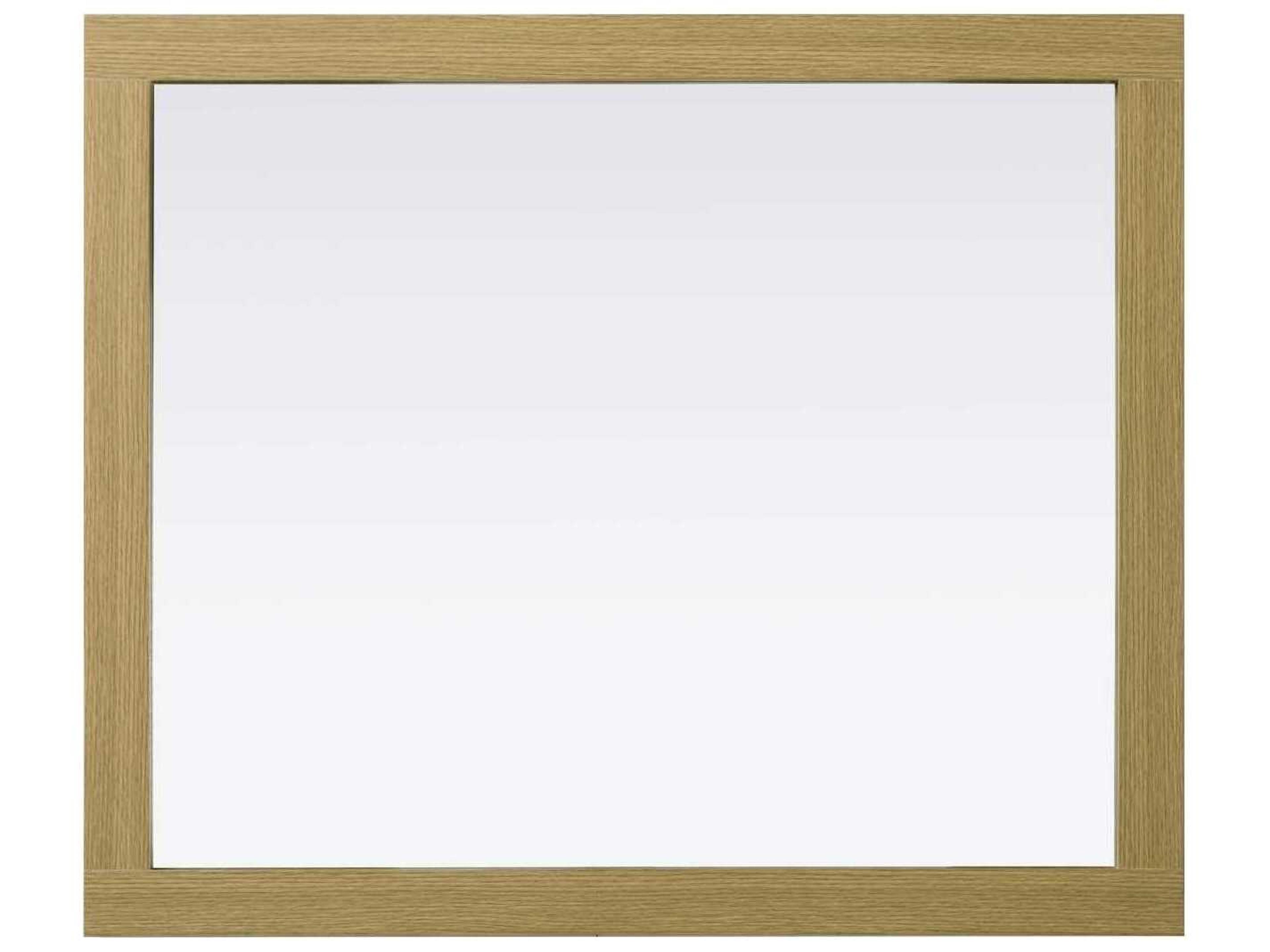 Elegant Lighting Norah Honey Brown Rectangular Wall Mirror