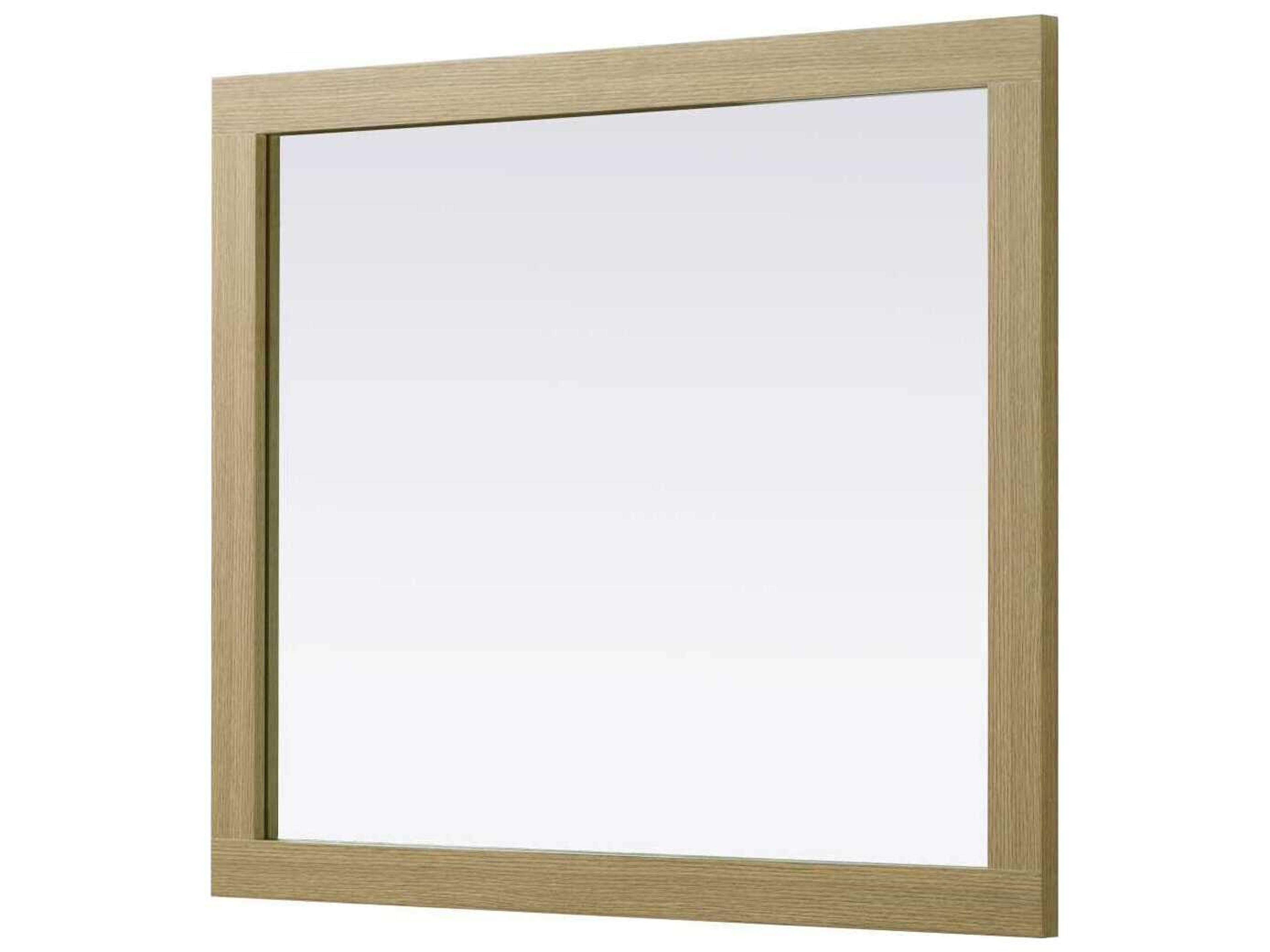Elegant Lighting Norah Honey Brown Rectangular Wall Mirror