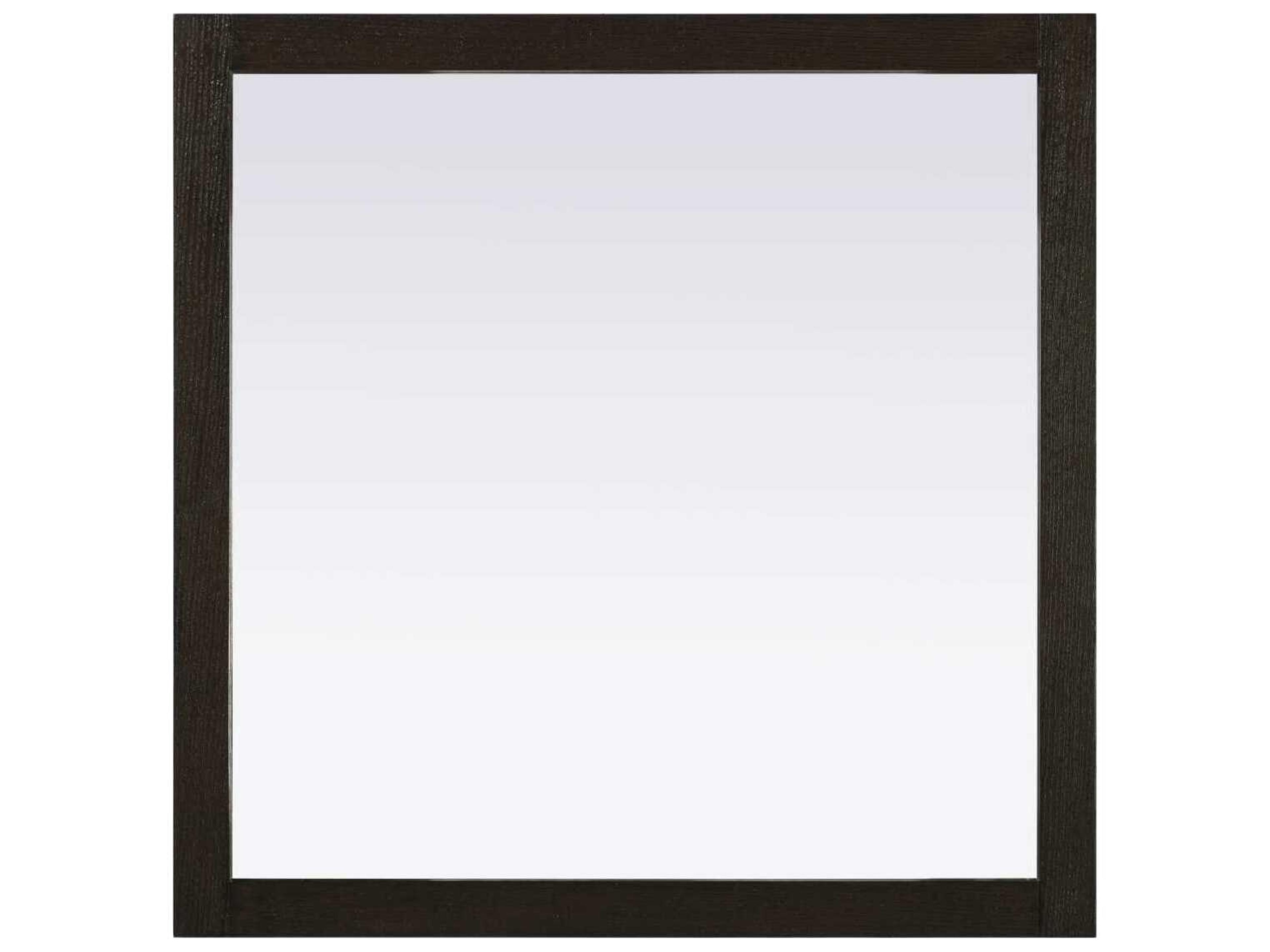 Norah Chocolate Oak Square Wall Mirror
