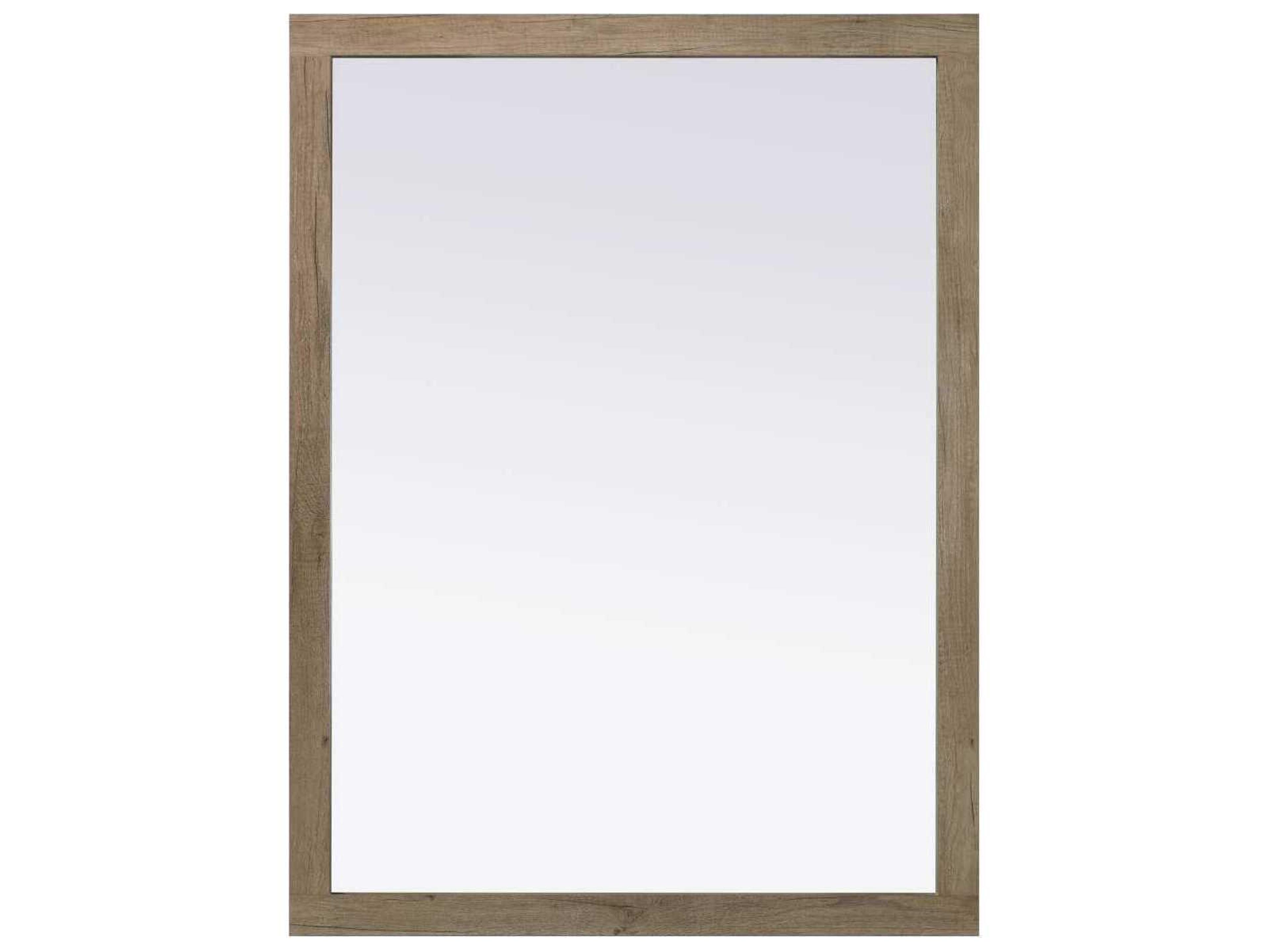 Norah Natural Oak Rectangular Wall Mirror