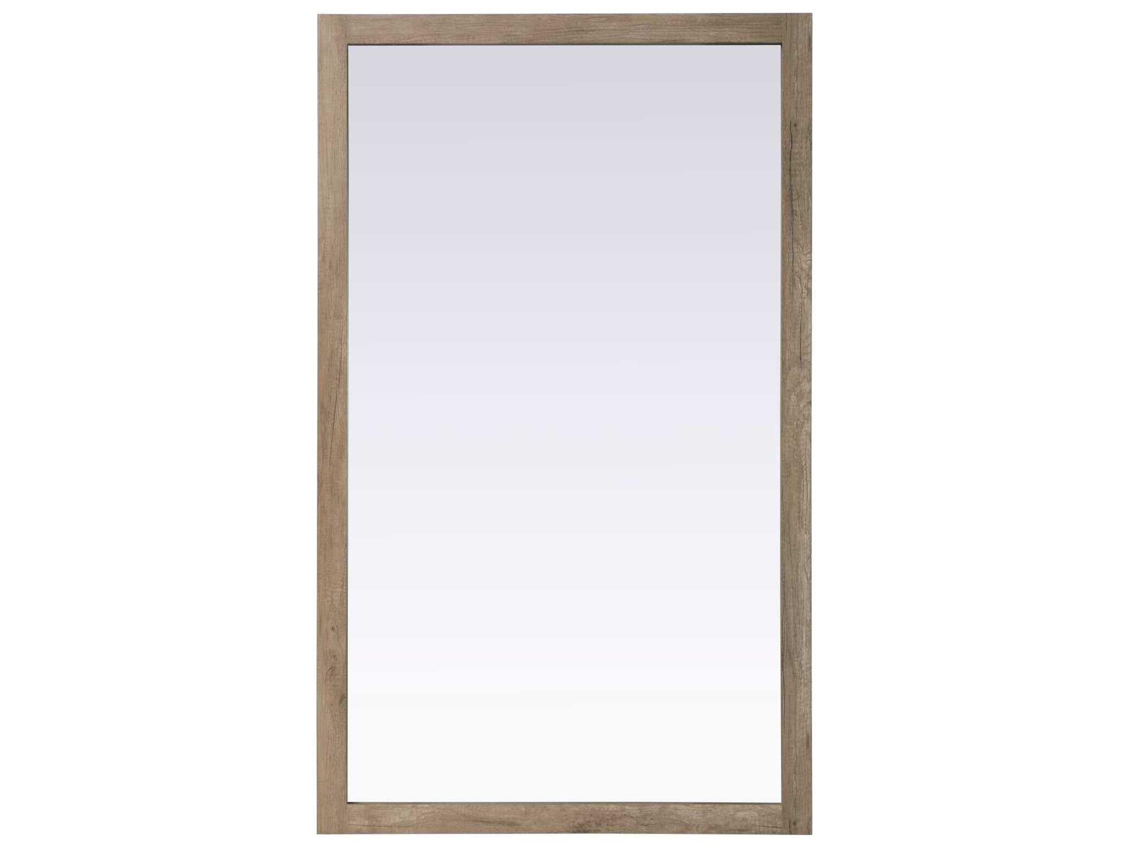 Norah Natural Oak Rectangular Wall Mirror