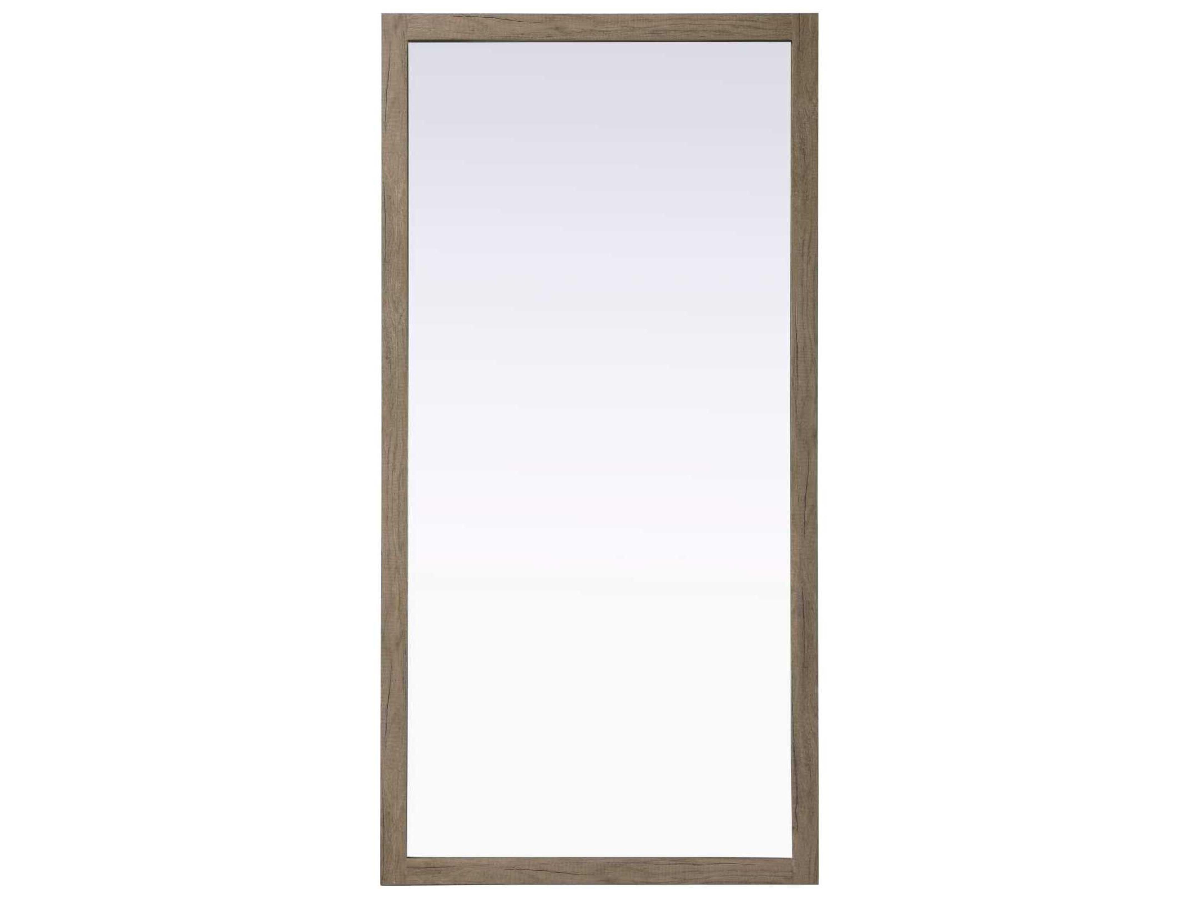 Norah Natural Oak Rectangular Wall Mirror