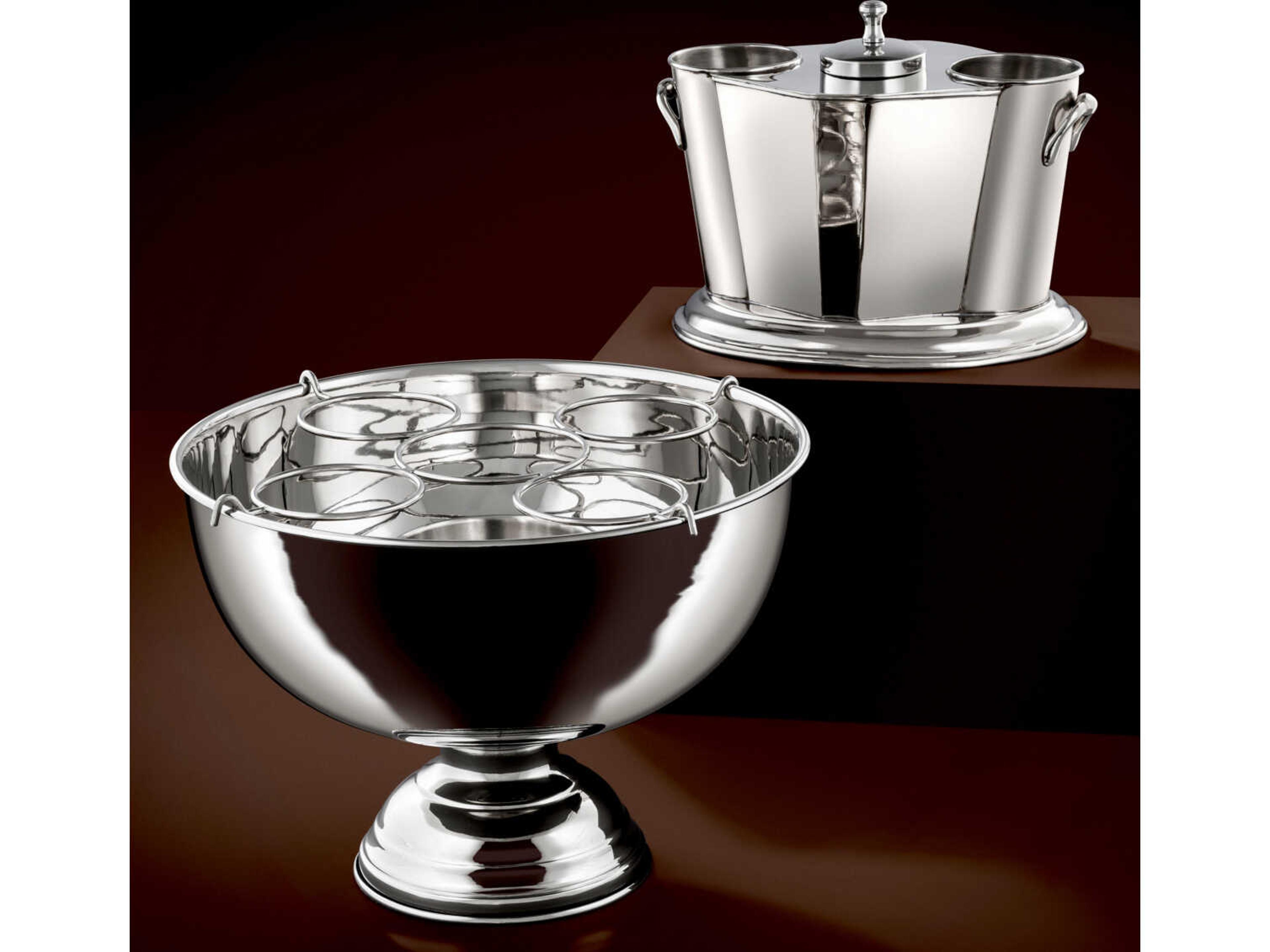 Eichholtz Crespa Nickel Champagne Cooler