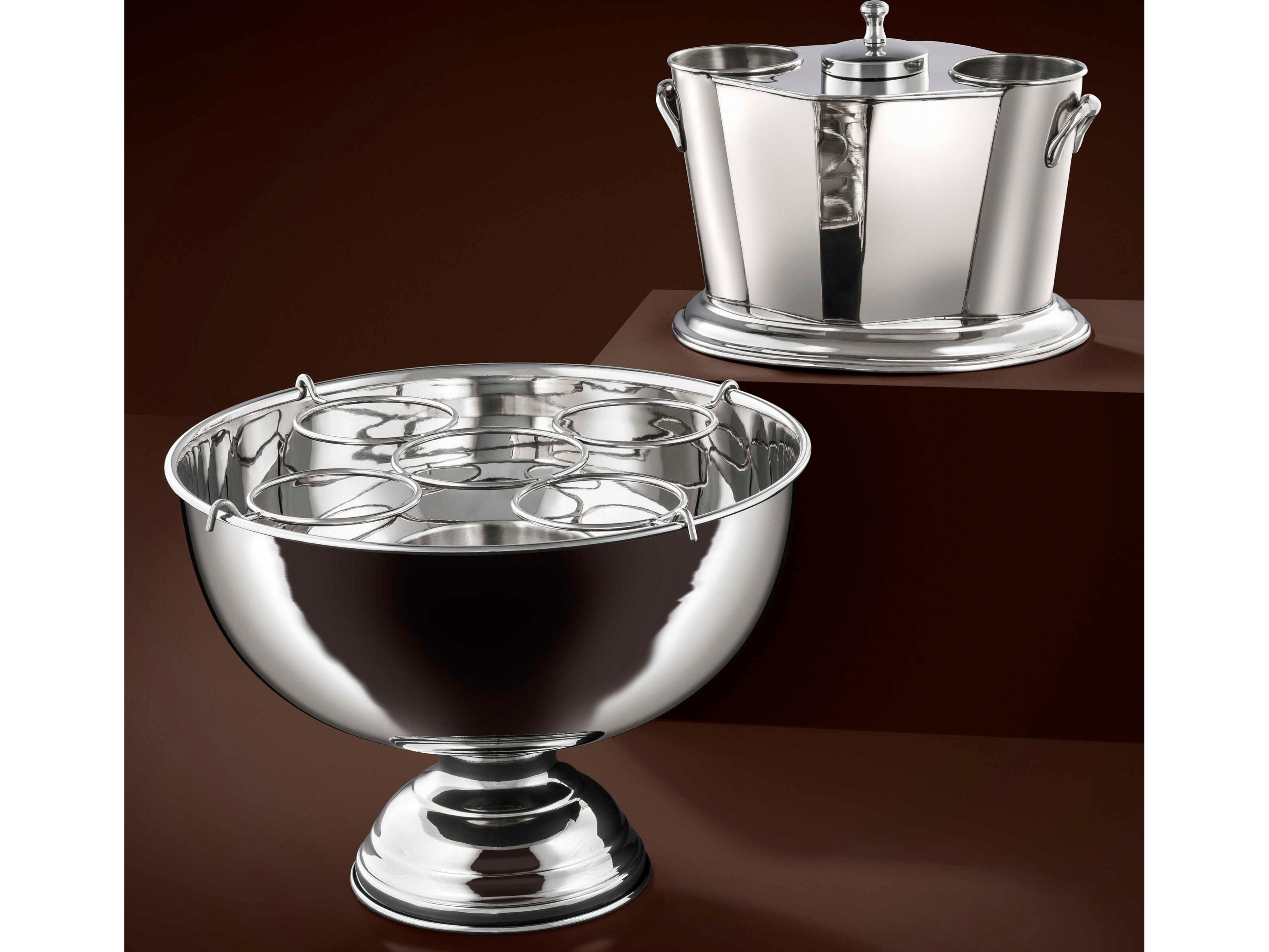 Eichholtz Crespa Nickel Champagne Cooler
