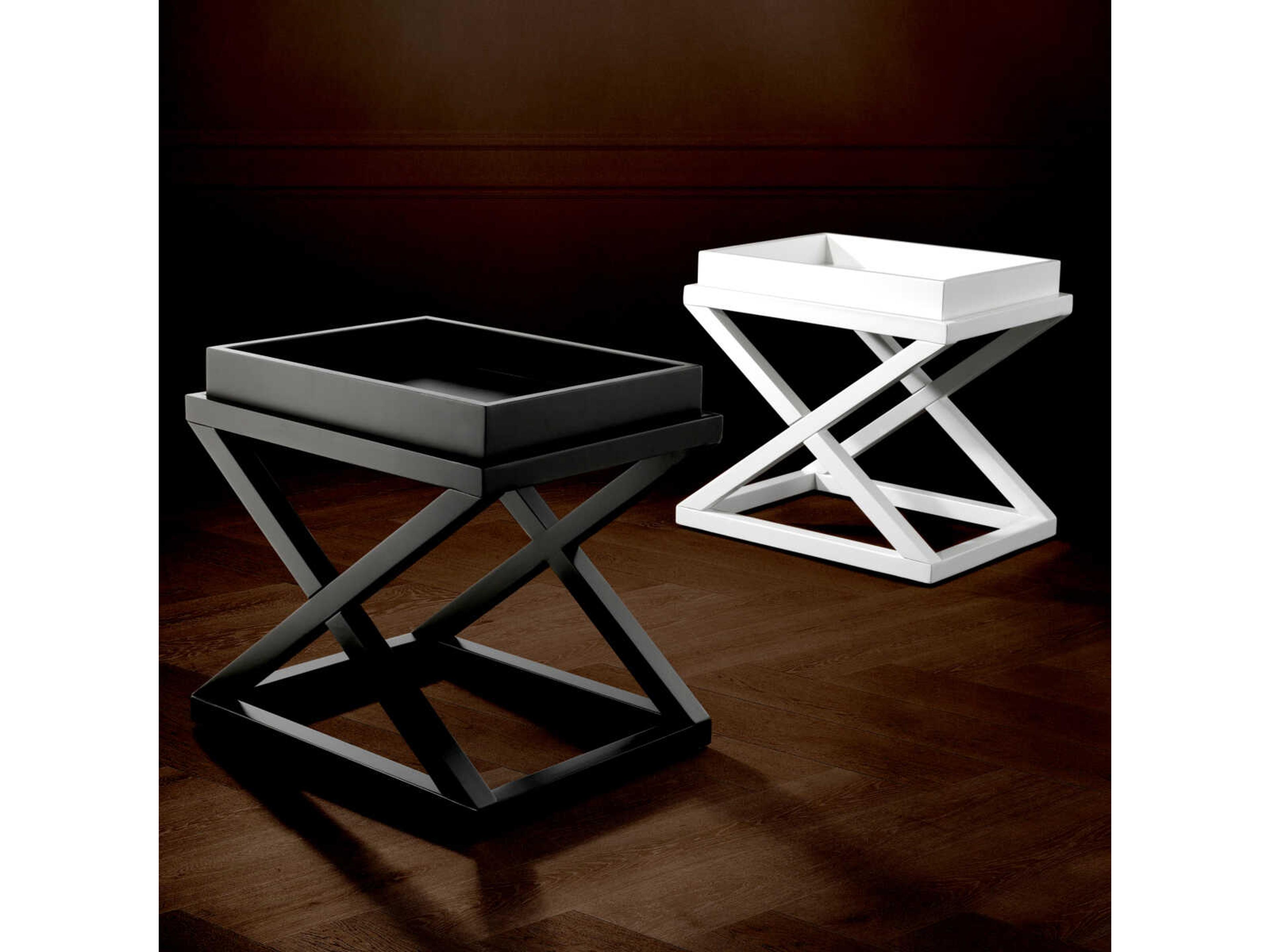 Eichholtz Mcarthur Waxed Black Side Table