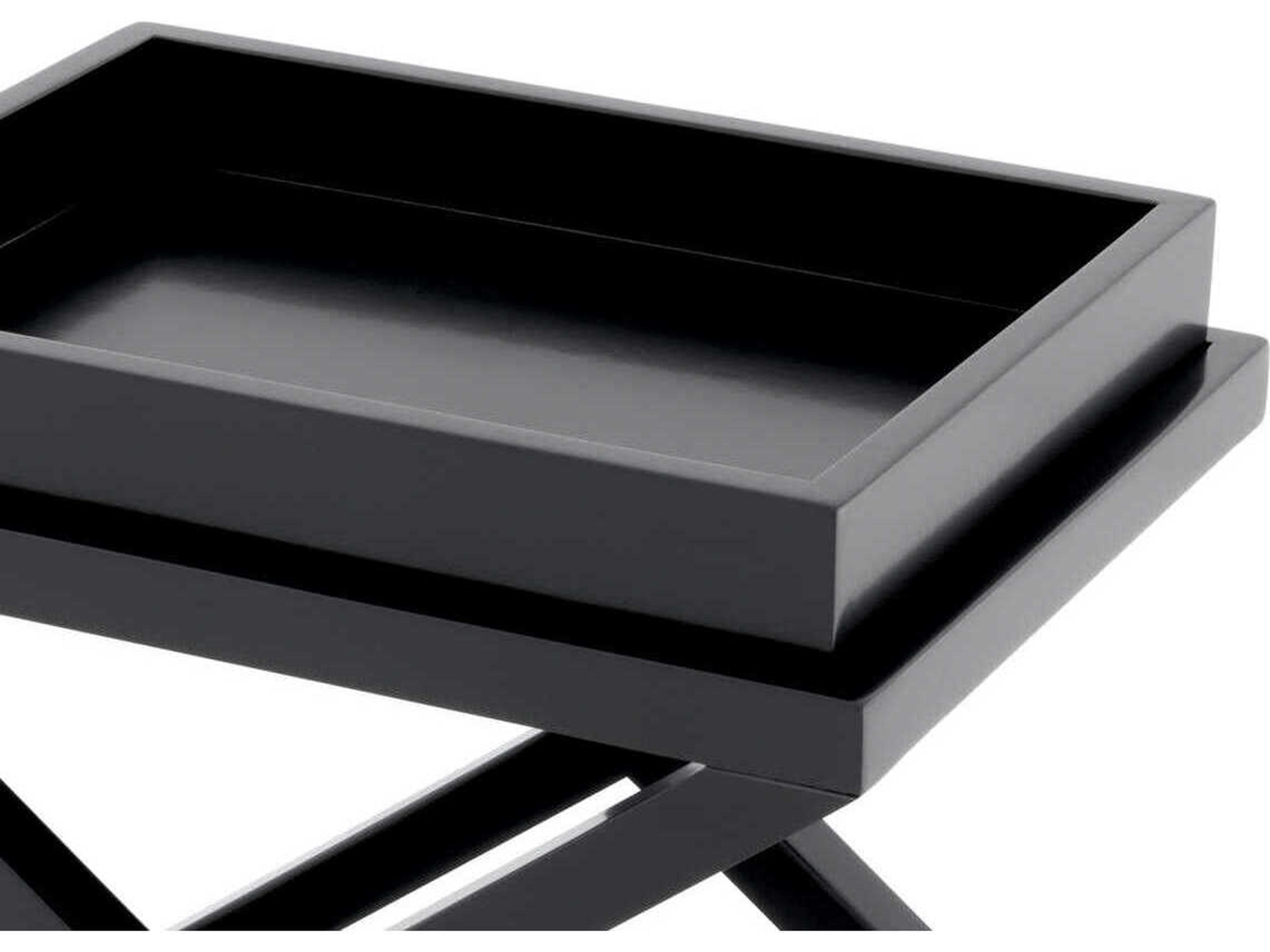 Eichholtz Mcarthur Waxed Black Side Table