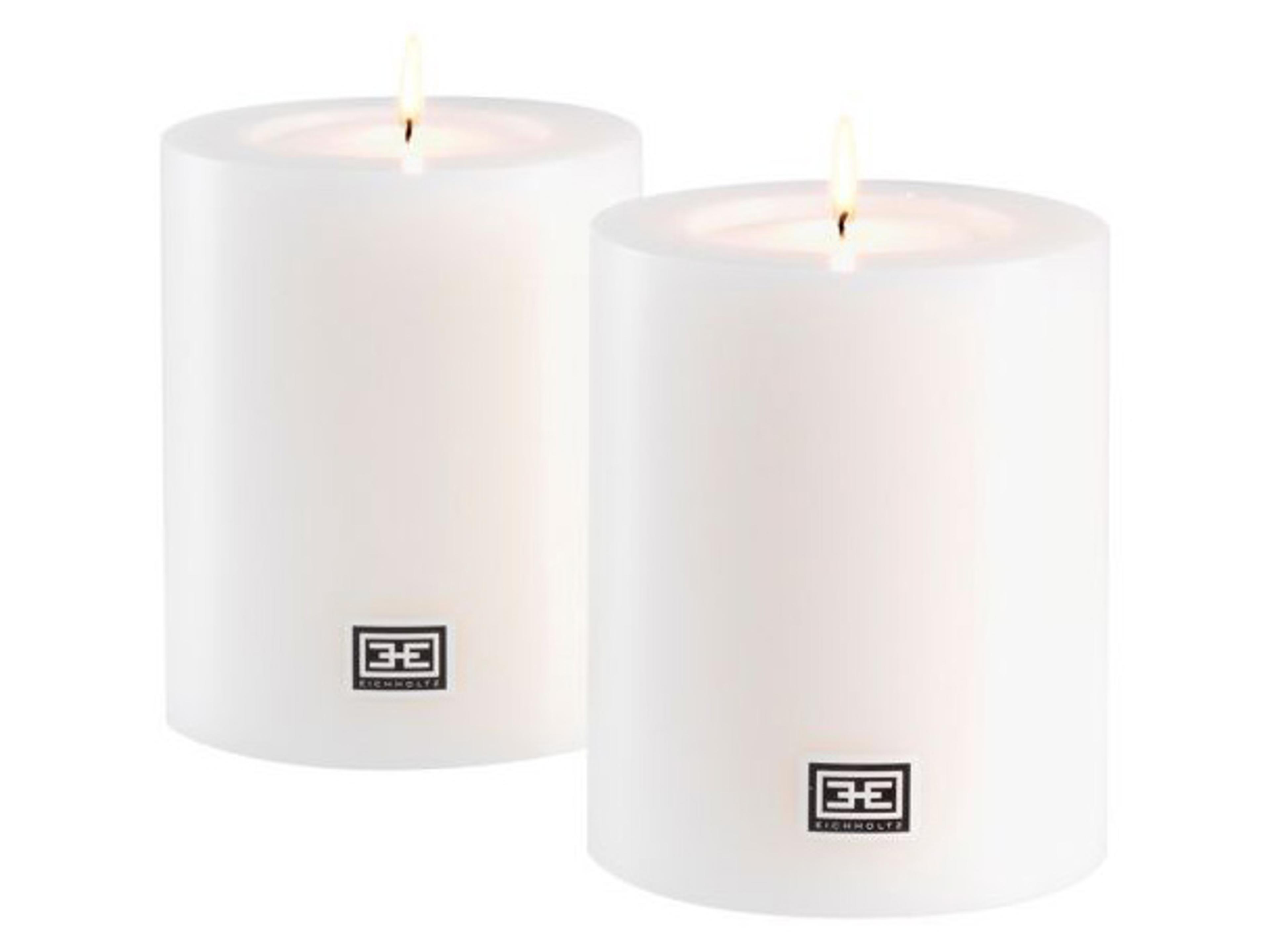Eichholtz White Artificial Candle Set of 2