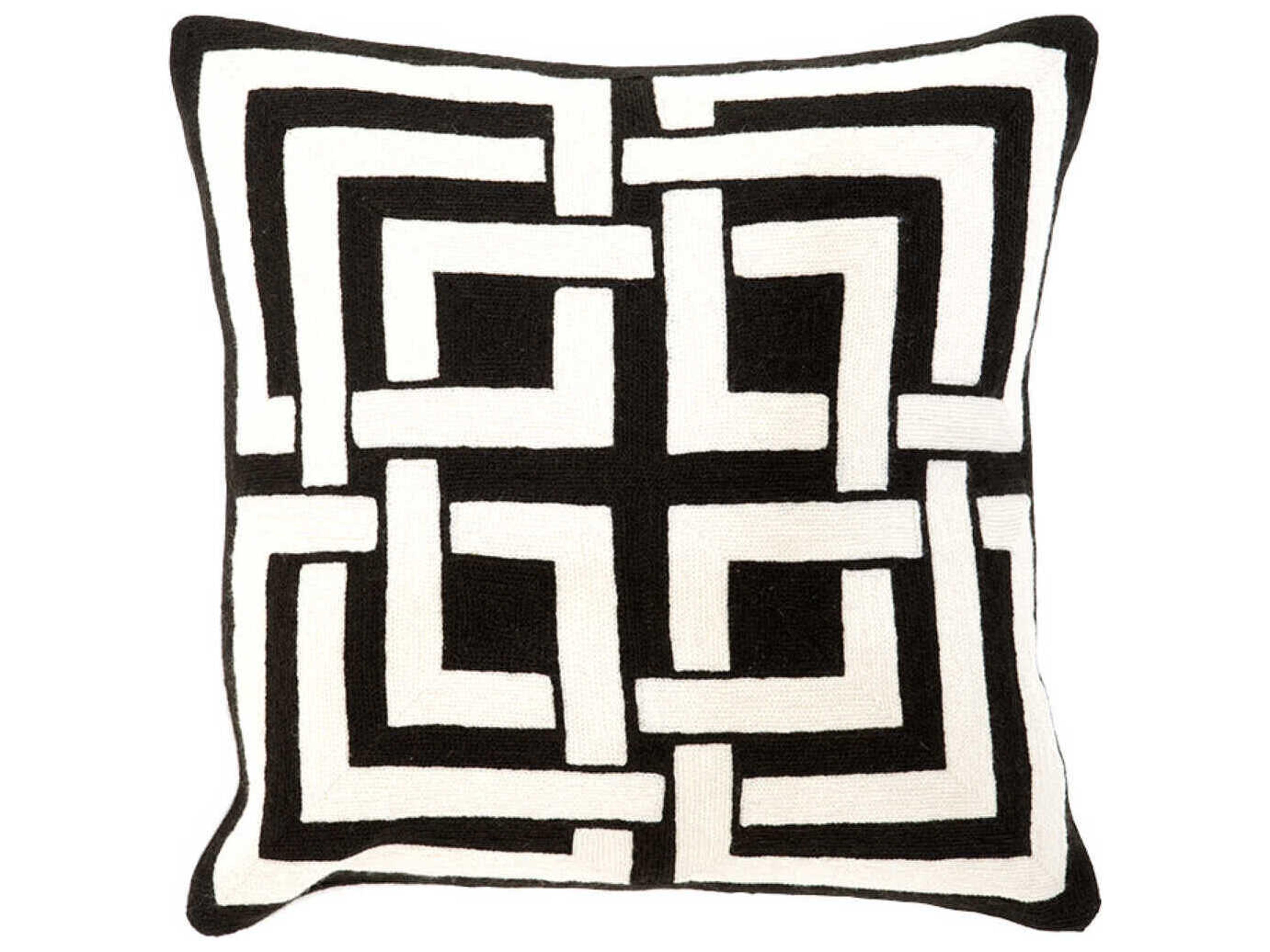 Blakes Cushion Black and White Geometric