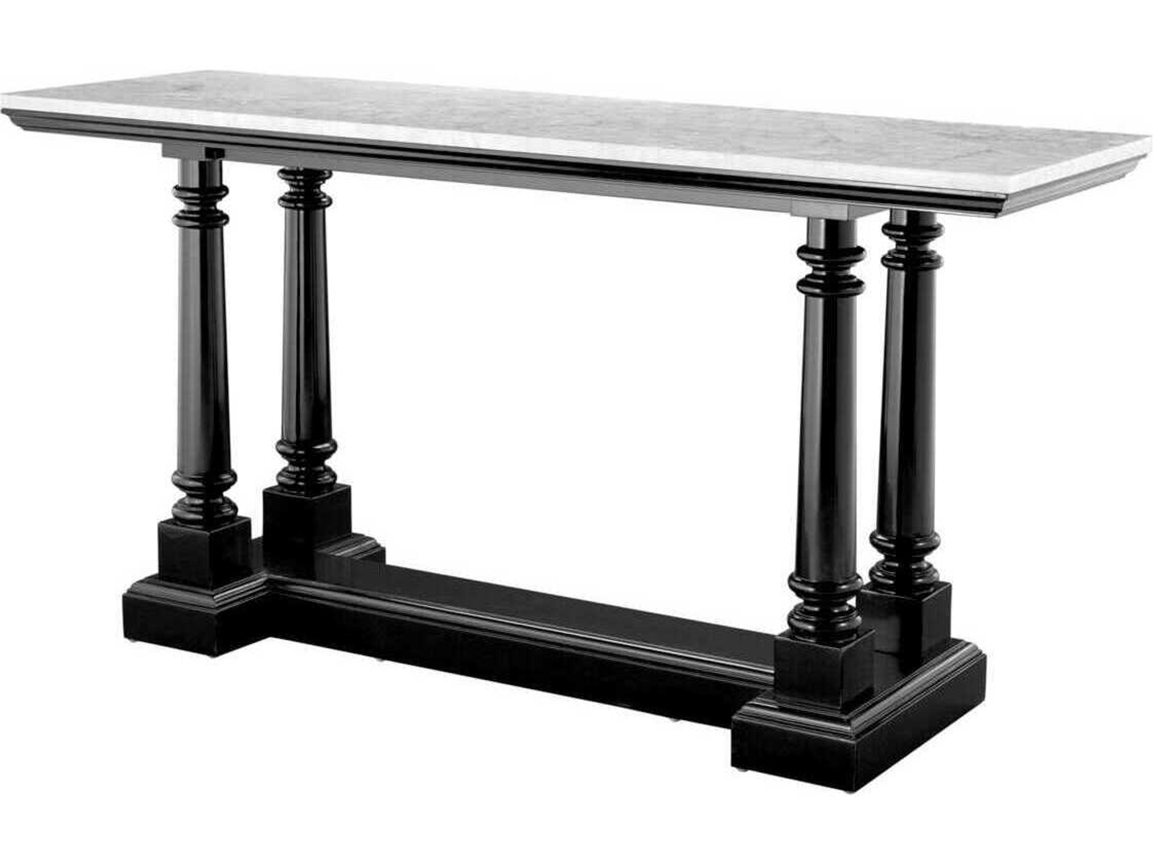 Walford Console Table White Marble Top