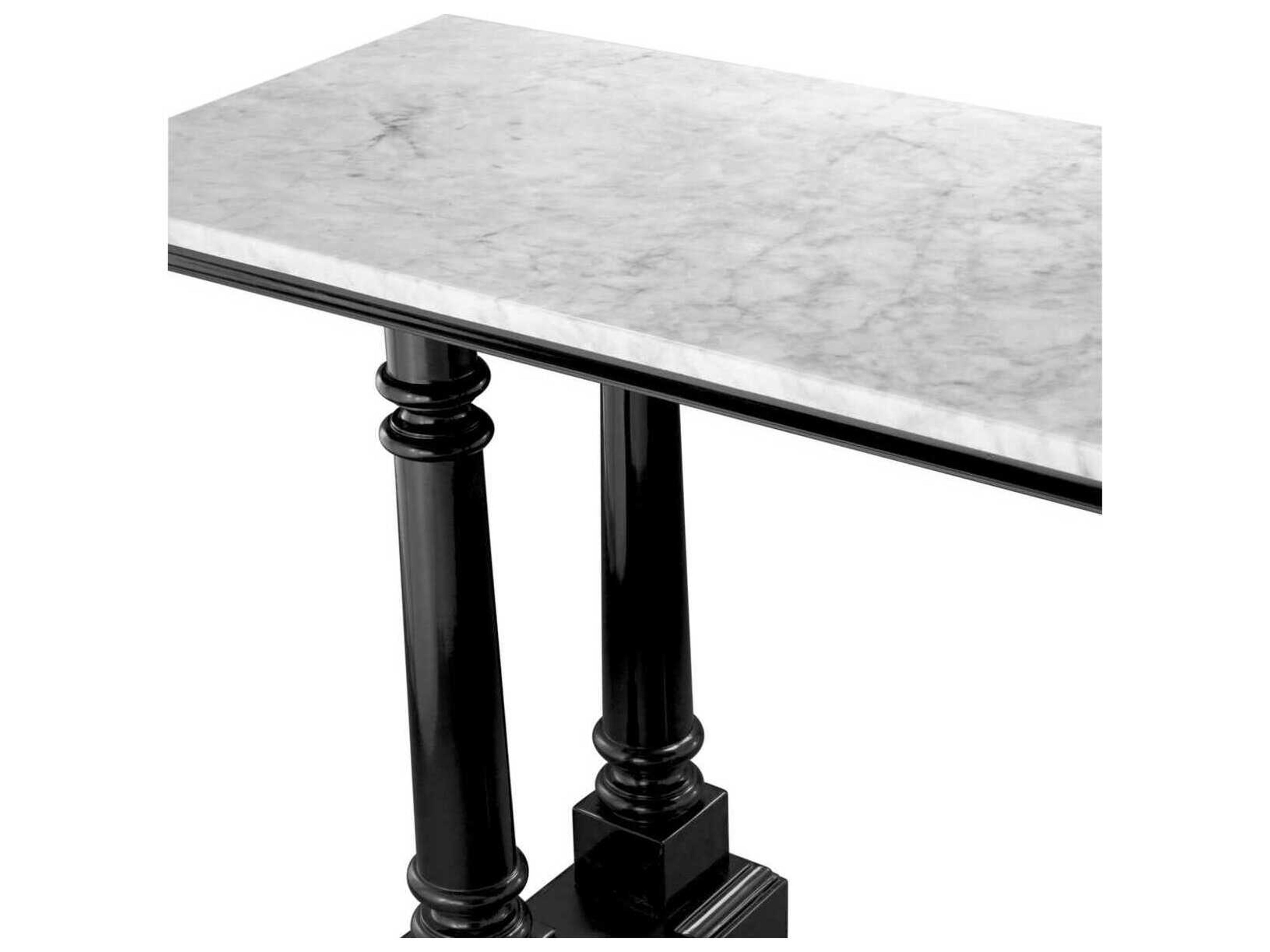 Eichholtz Walford Waxed Black Console Table