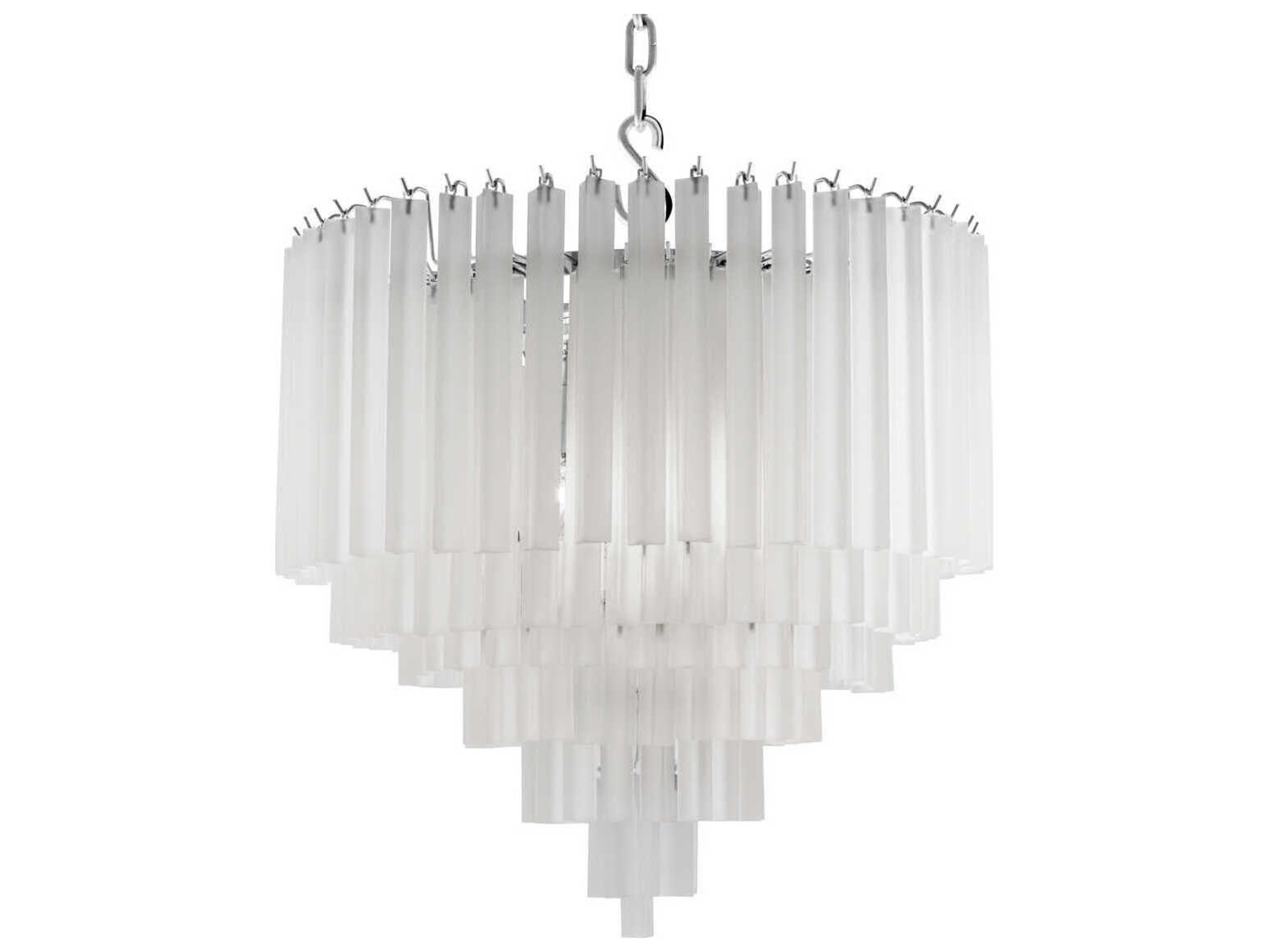 Eichholtz Nova Frosted Glass Chandelier