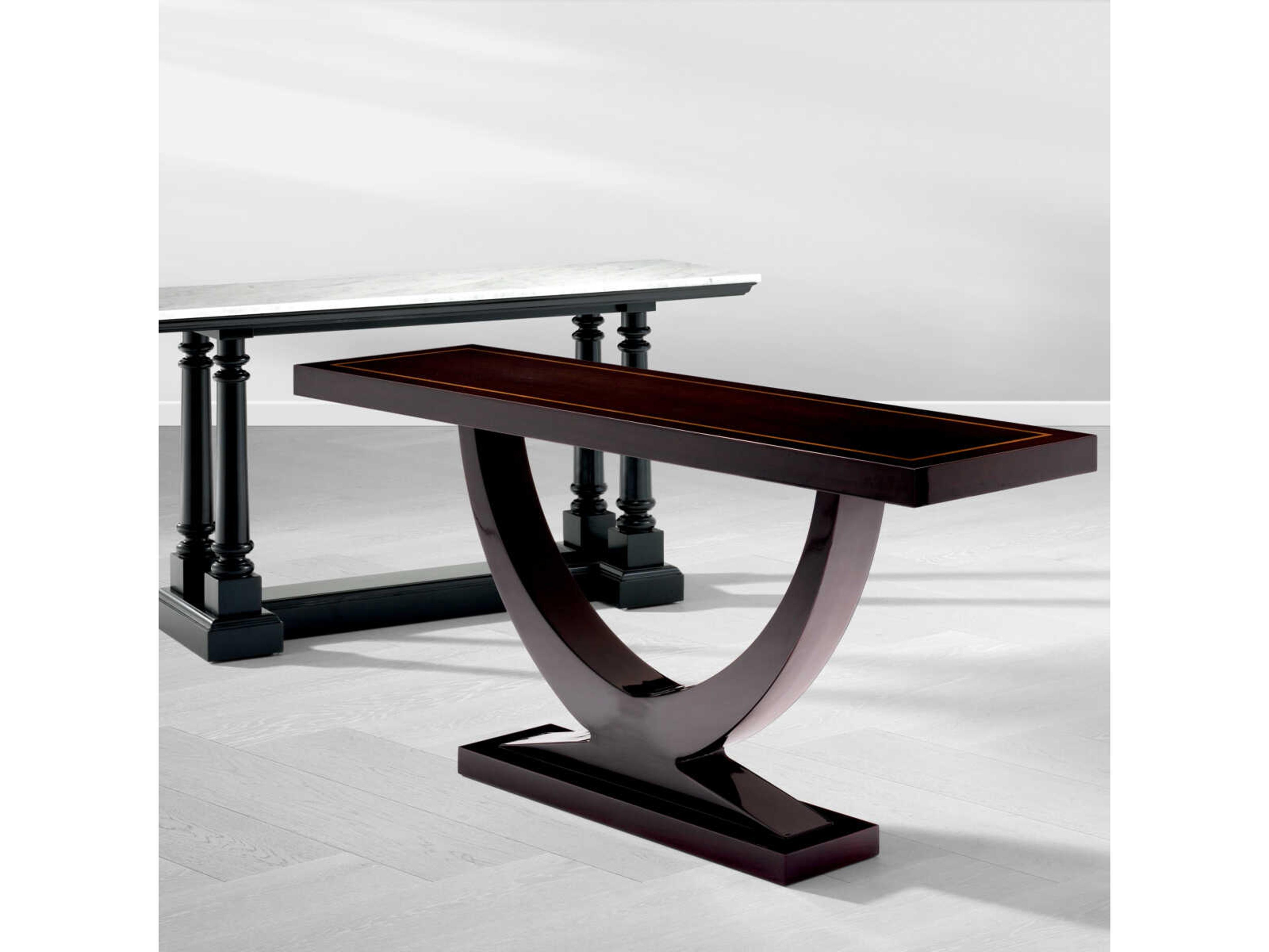 Eichholtz Umberto Eucalyptus Veneer Console Table