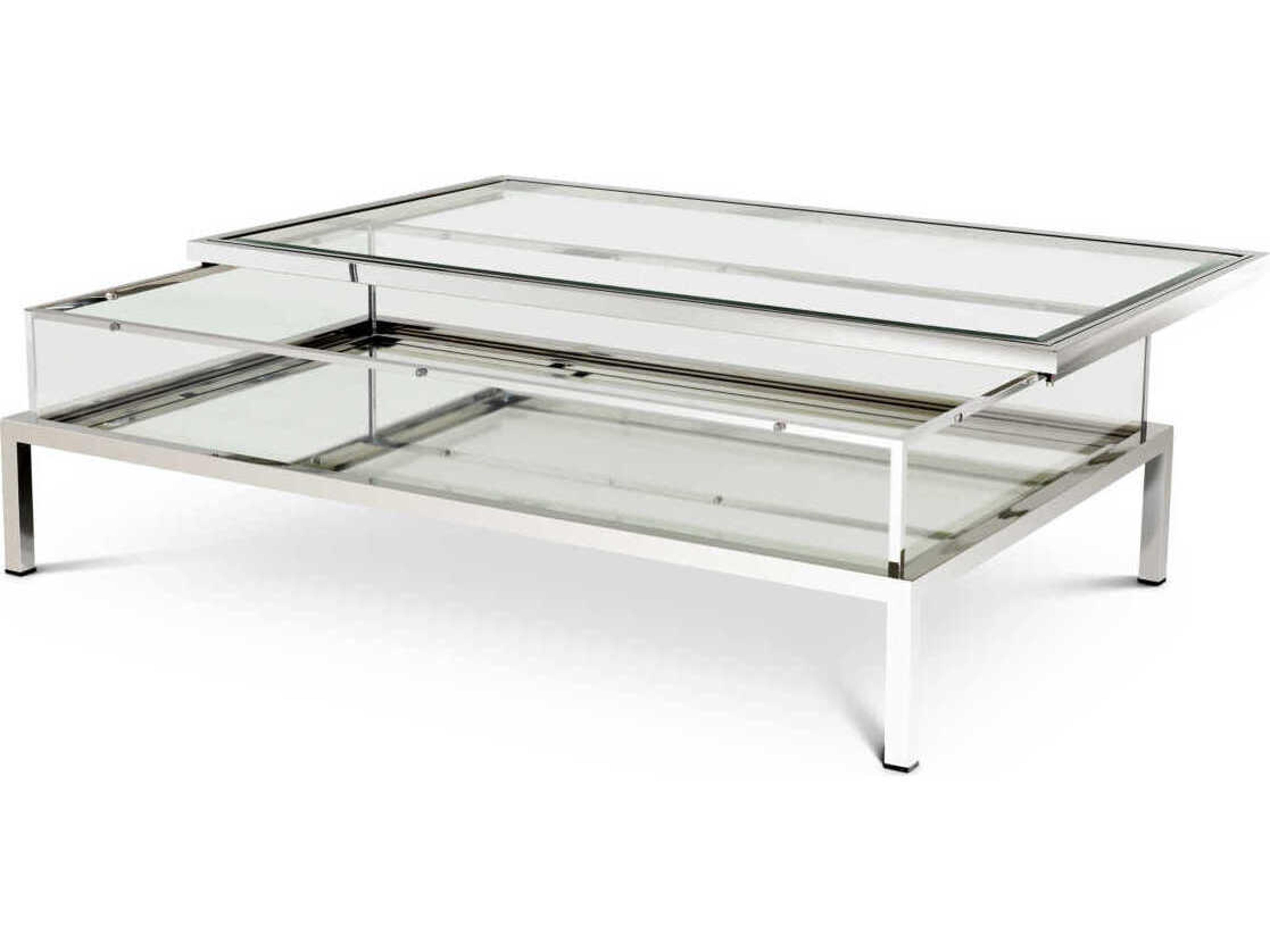 Harvey Rectangular Polished Ss Coffee Table