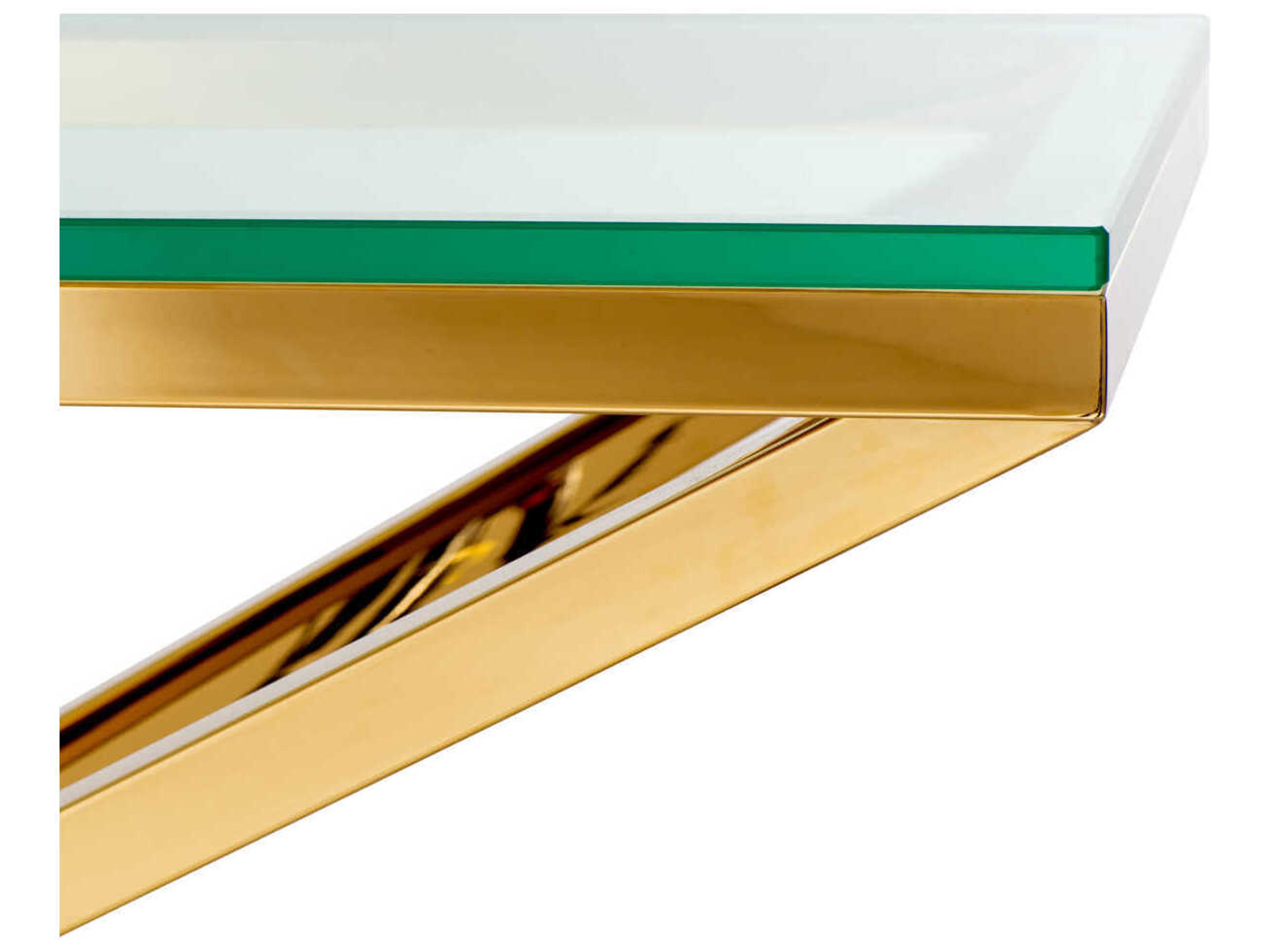 Eichholtz Connor L Gold Console Table