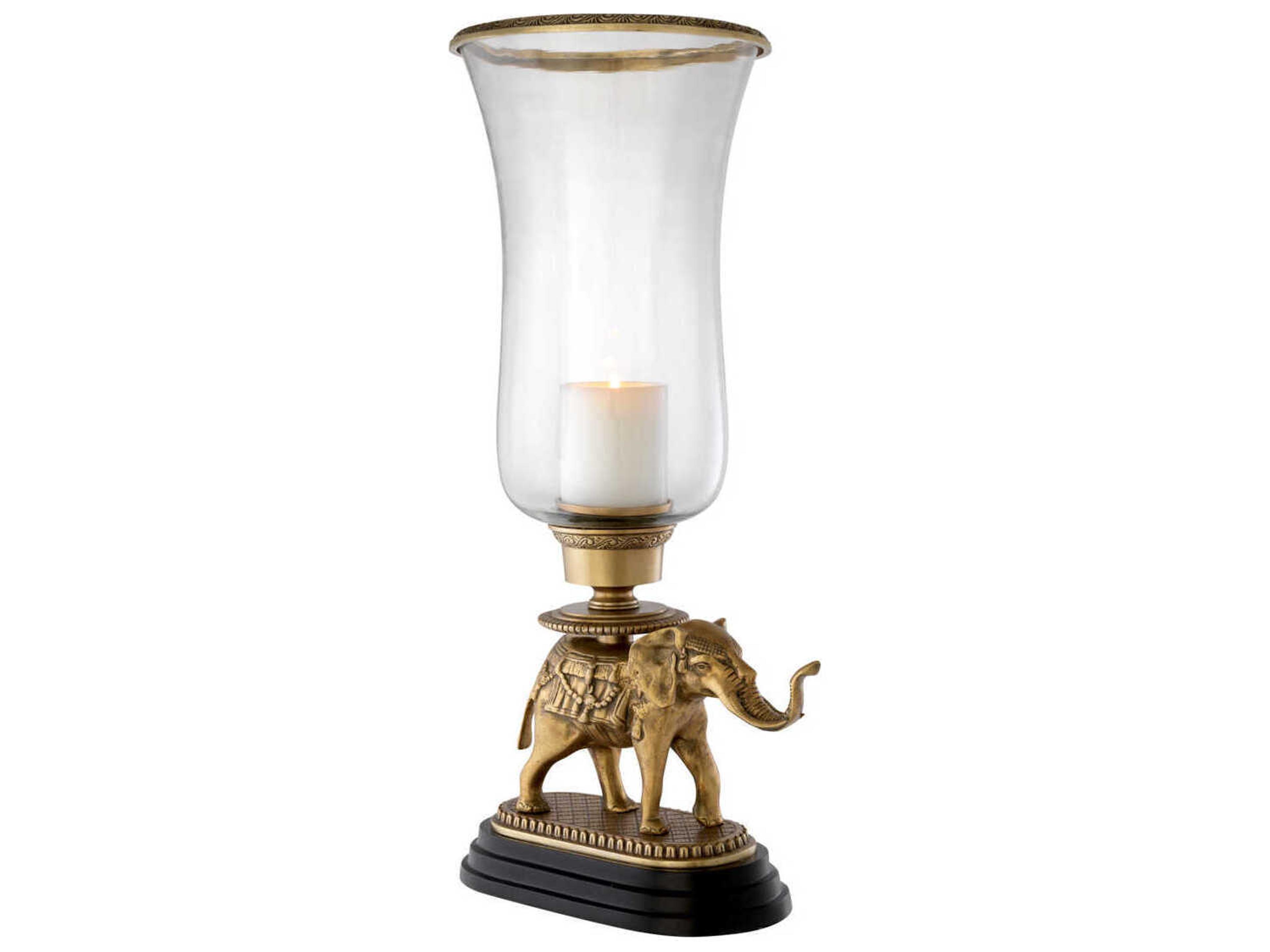 Elephant Vintage Brass Hurricane