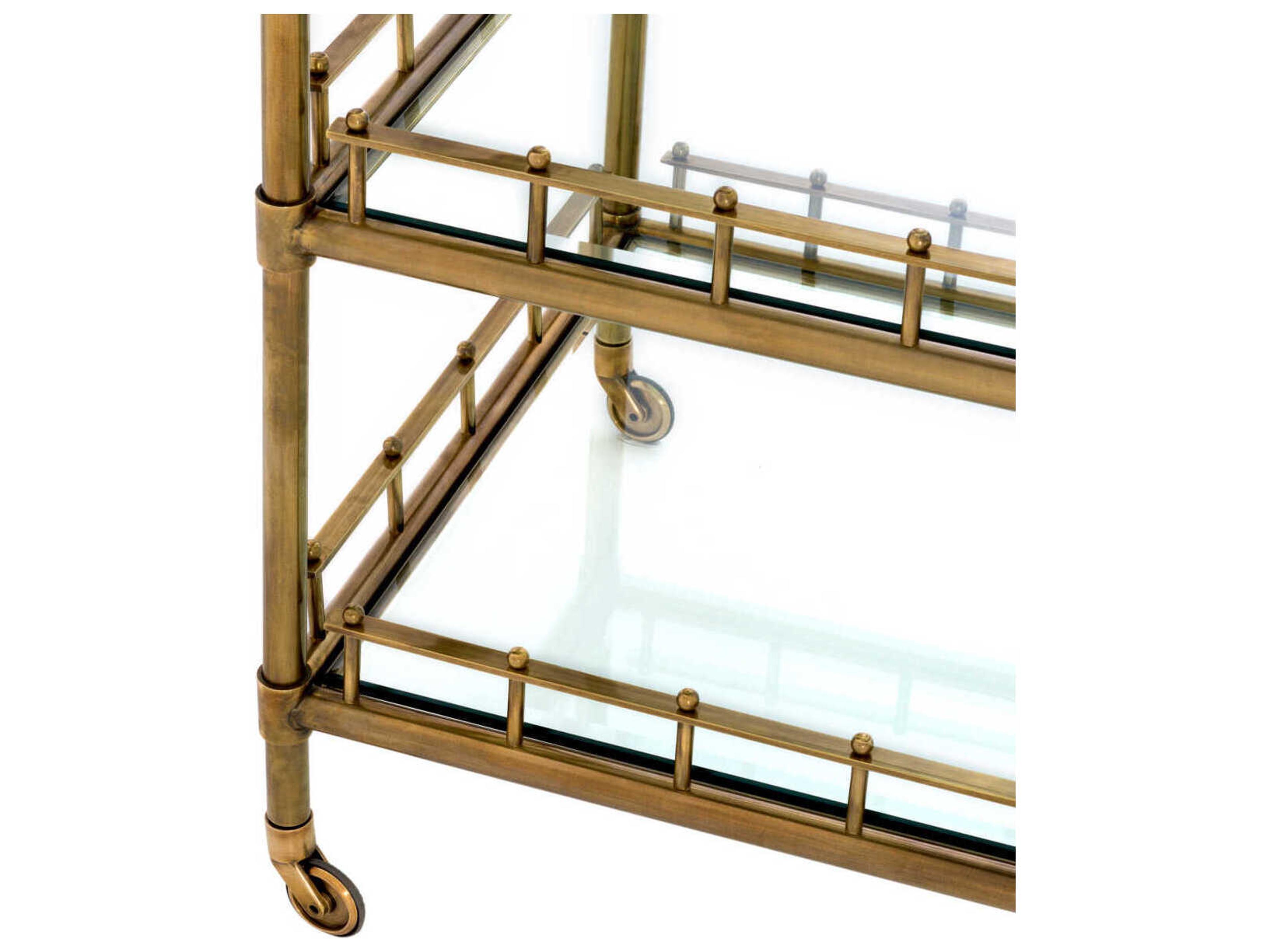 Eichholtz Scarlett Vintage Brass Trolley