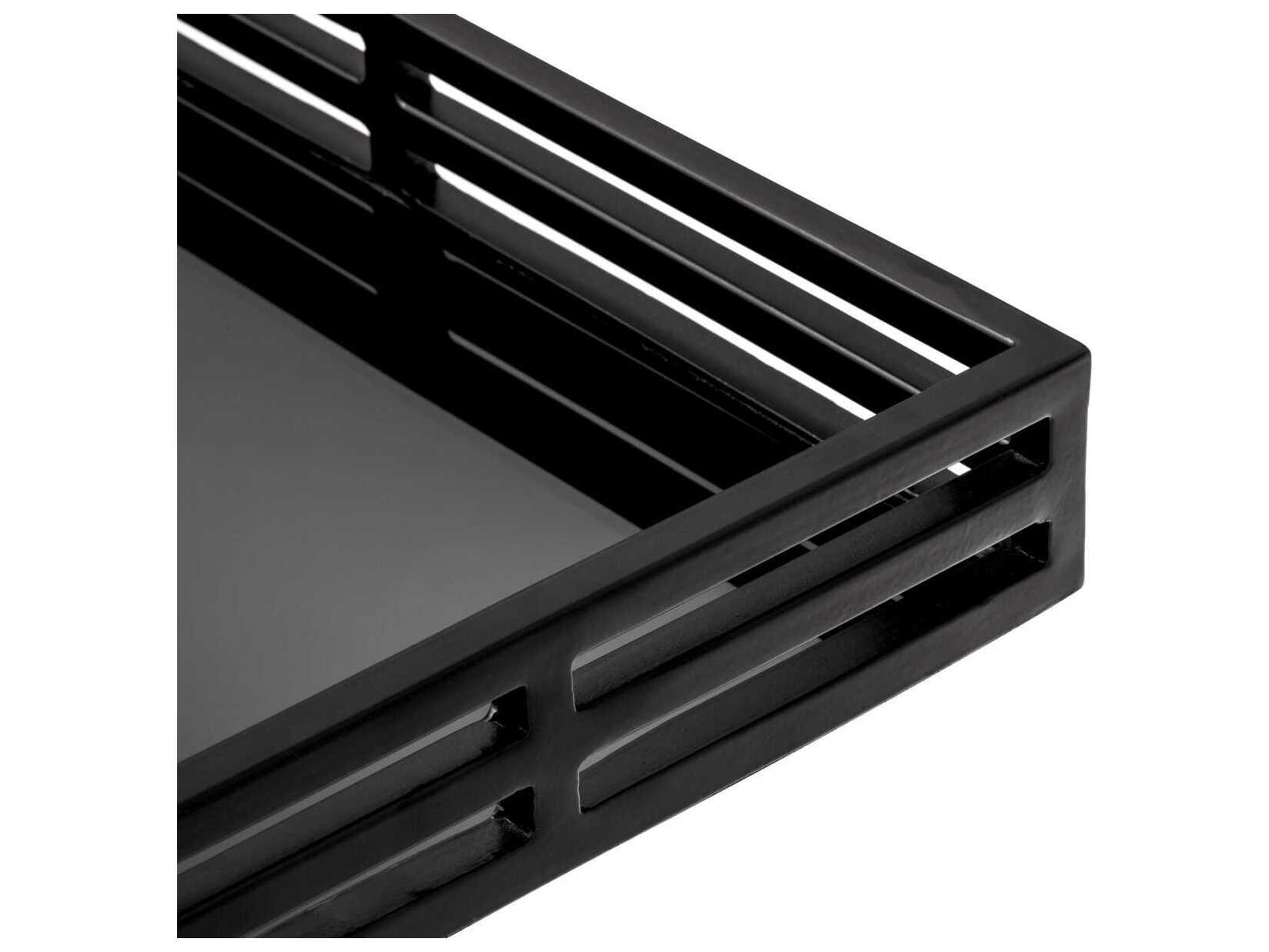 Eichholtz Giacomo Black Rectangular Tray