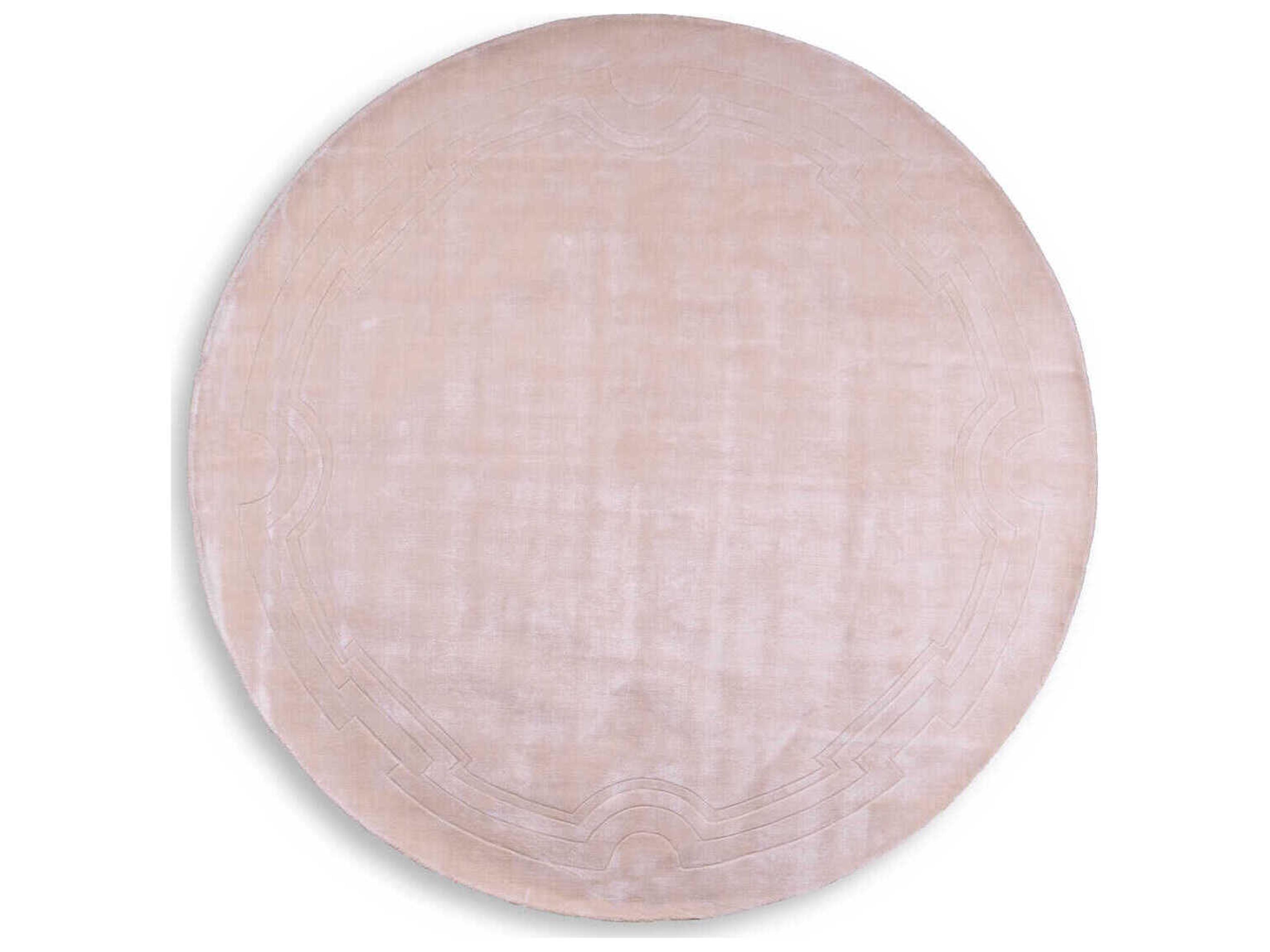 Palazzo Round Rug Hand-Woven Viscose