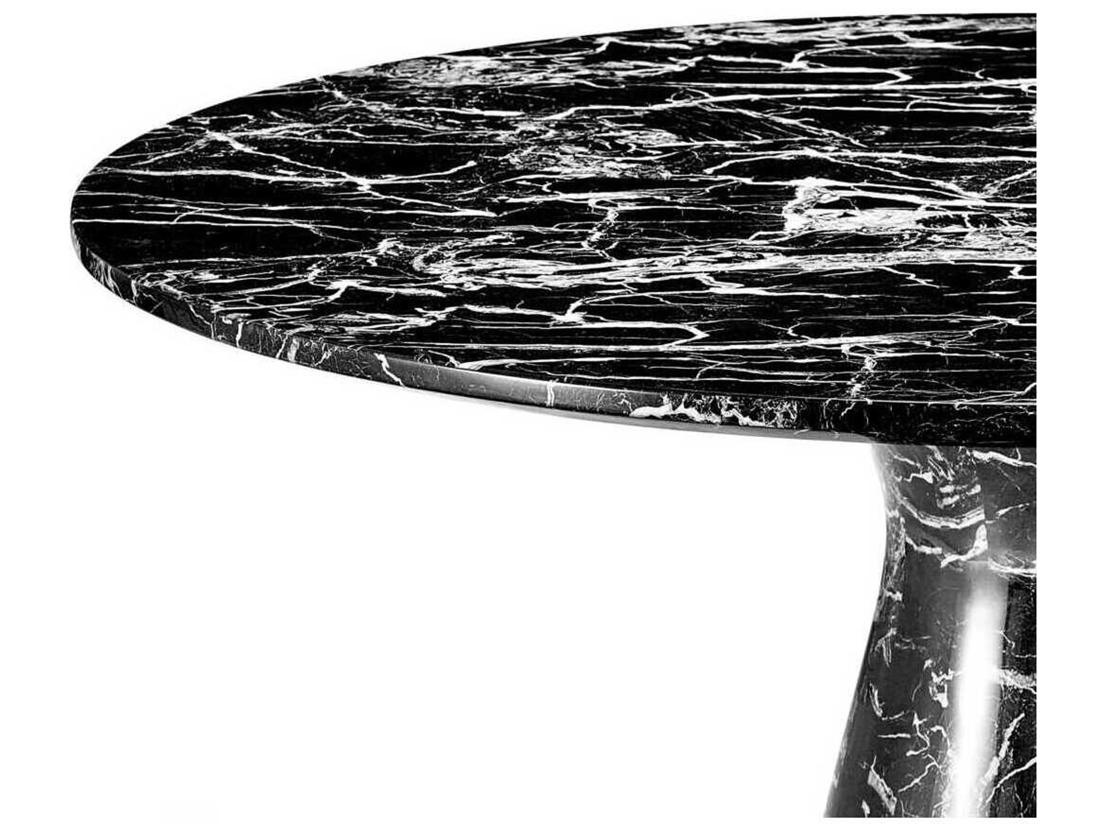 Eichholtz Turner Black Faux Marble Dining Table