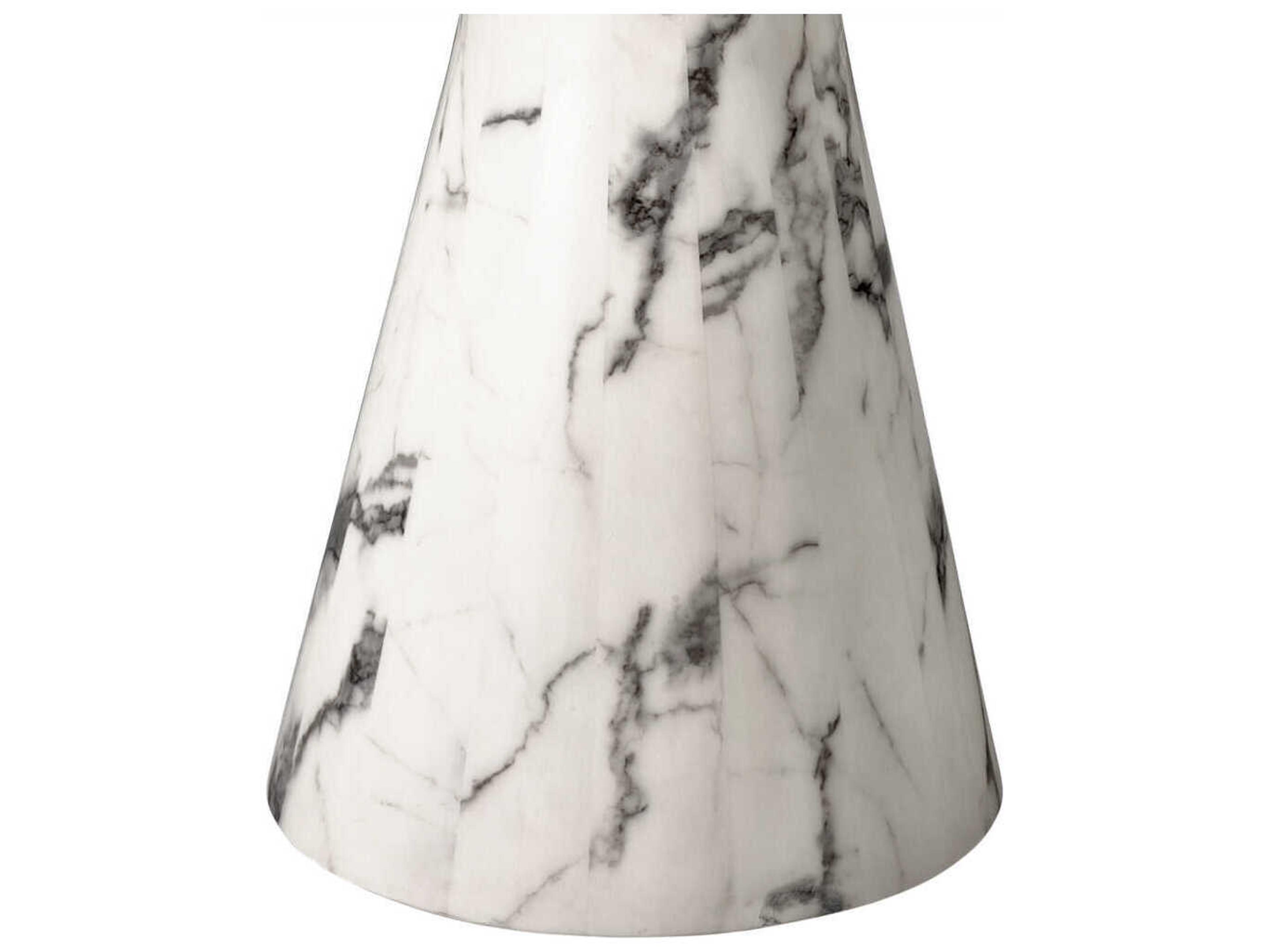Eichholtz Turner White Faux Marble Dining Table