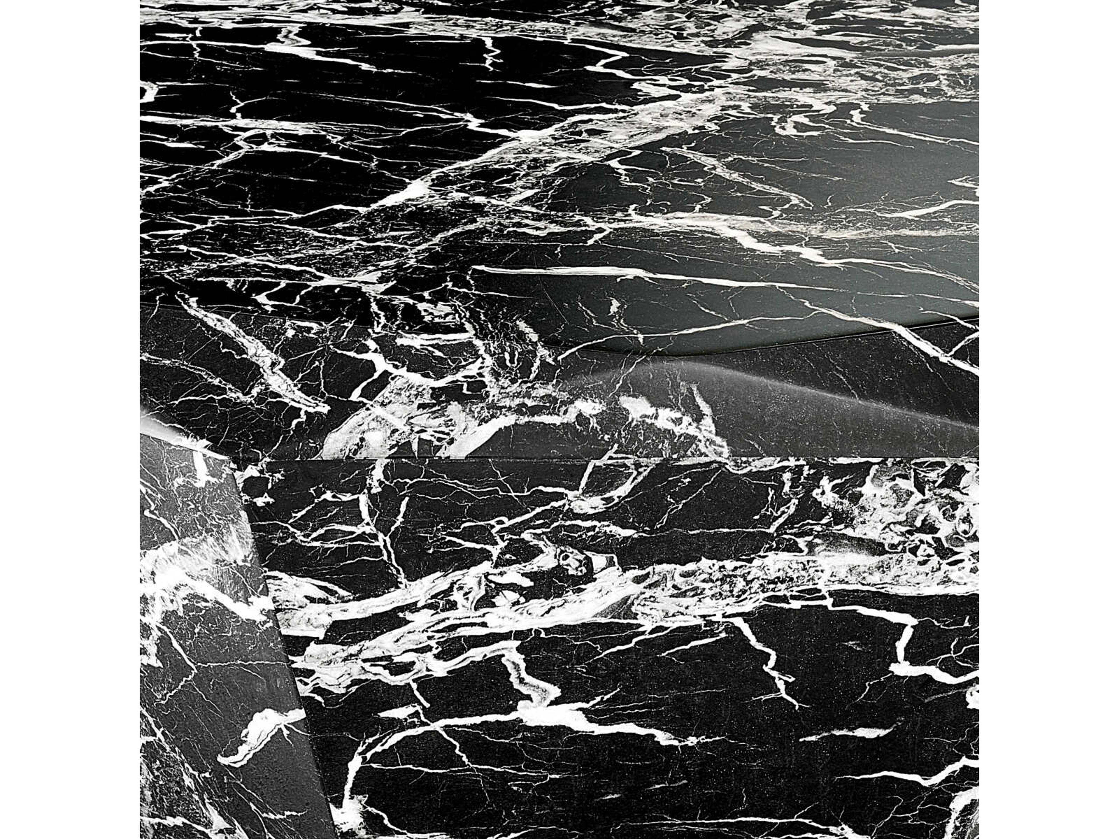 Eichholtz Diamond Black Faux Marble Coffee Table