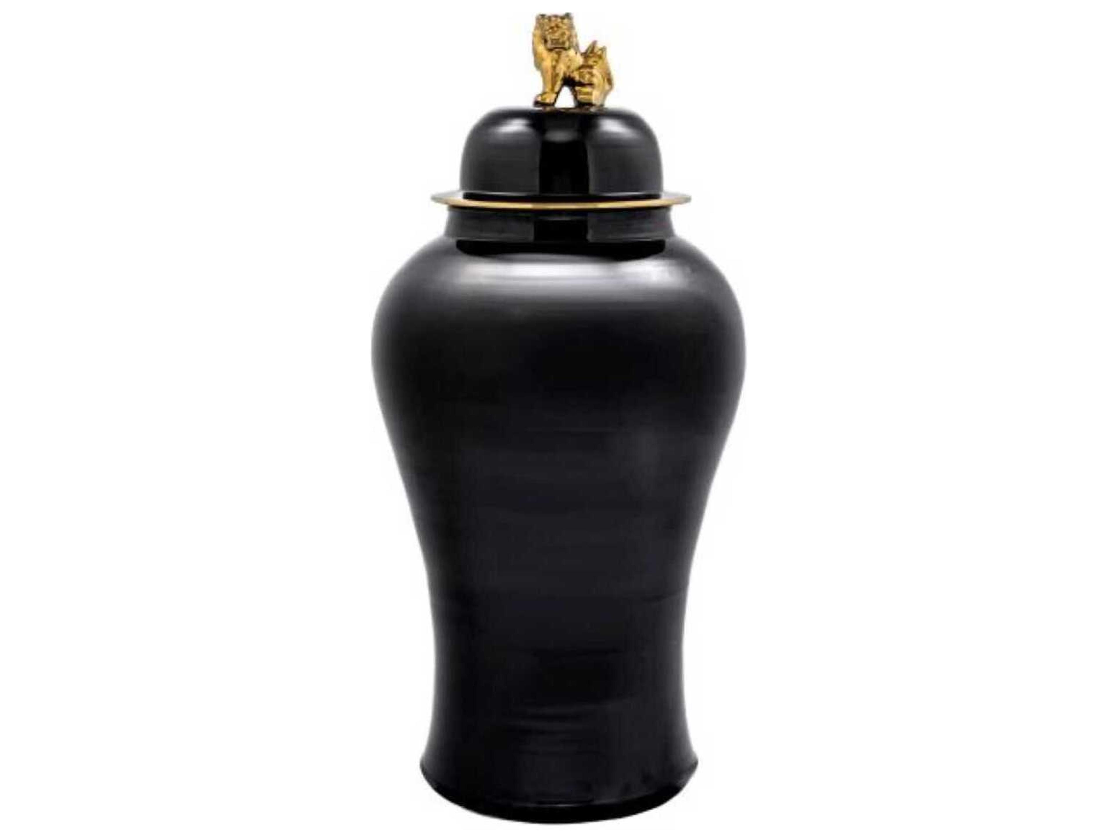 Golden Dragon L Vase