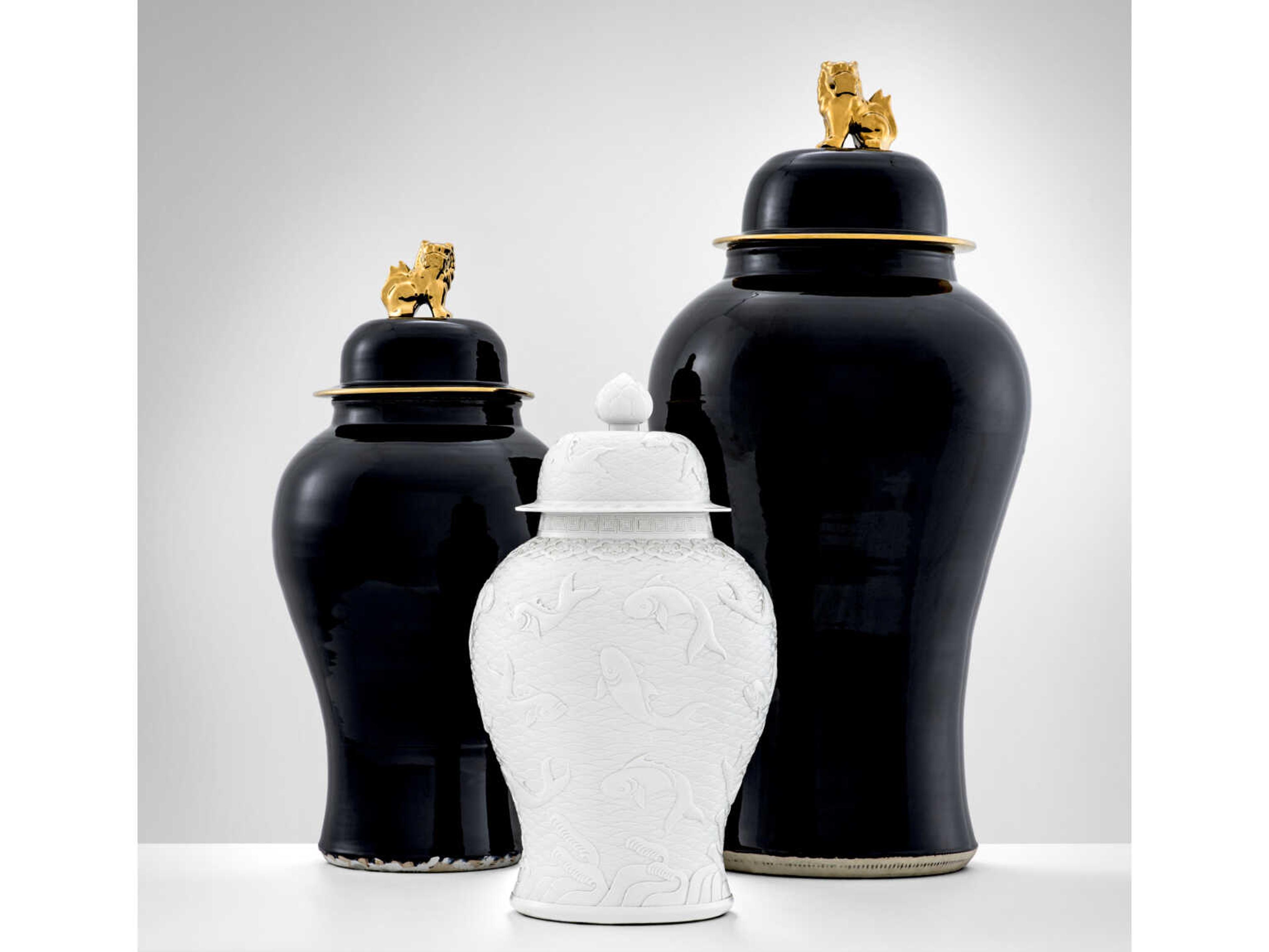 Eichholtz Golden Dragon L Vase