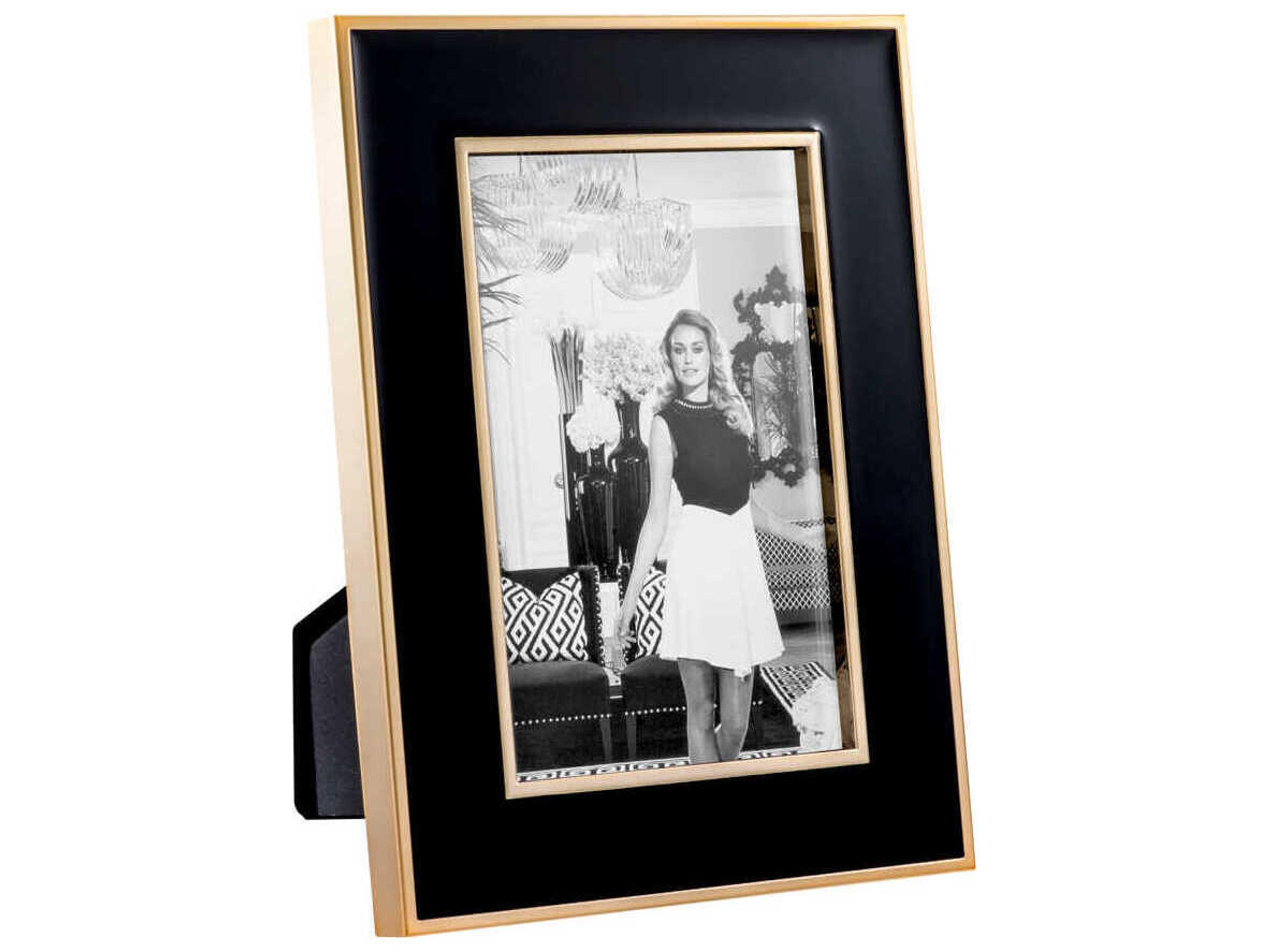 Lantana S Black Rose Gold Set of 6 Picture Frame