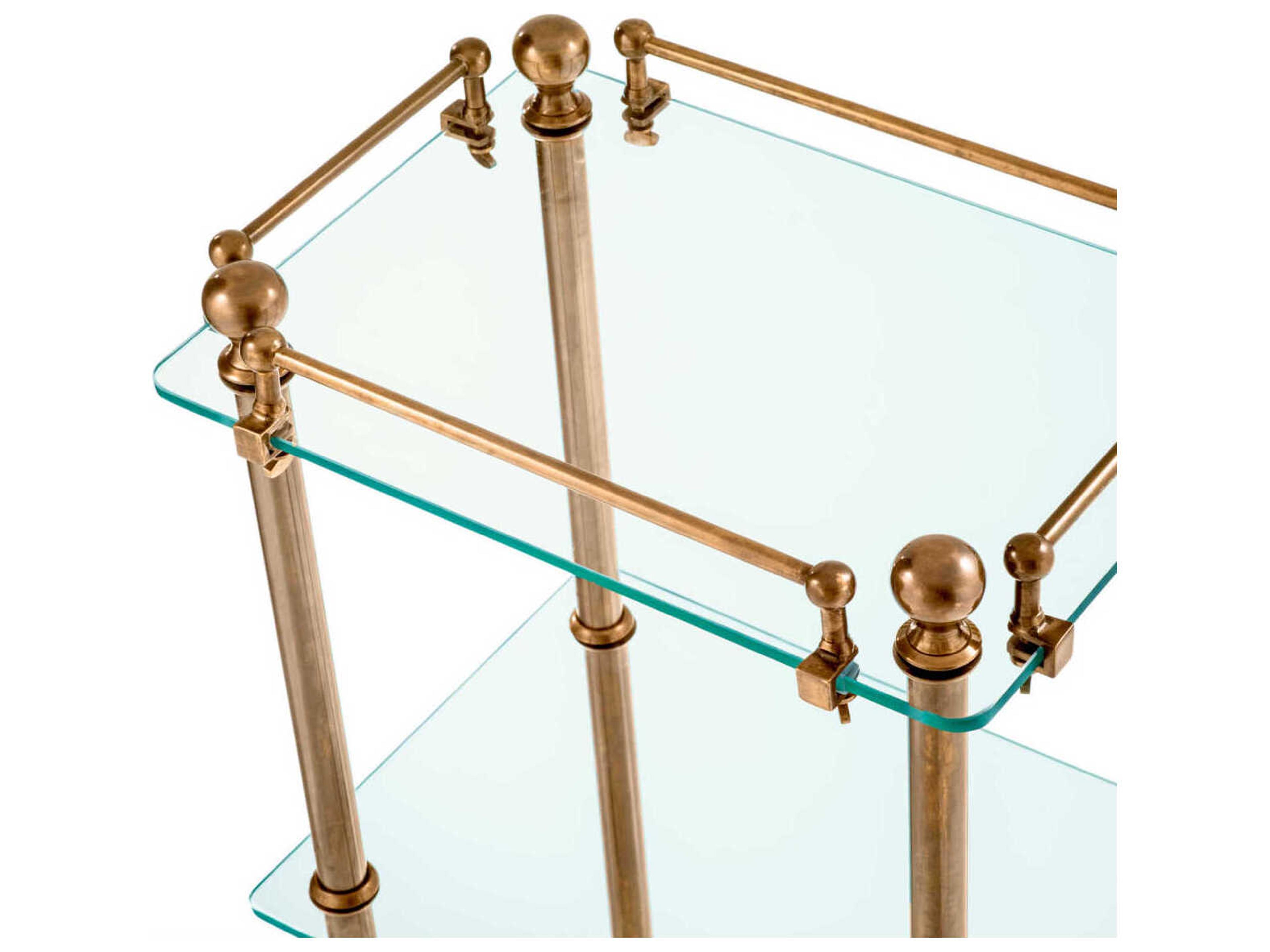 Eichholtz Devon Vintage Brass Bathroom Rack