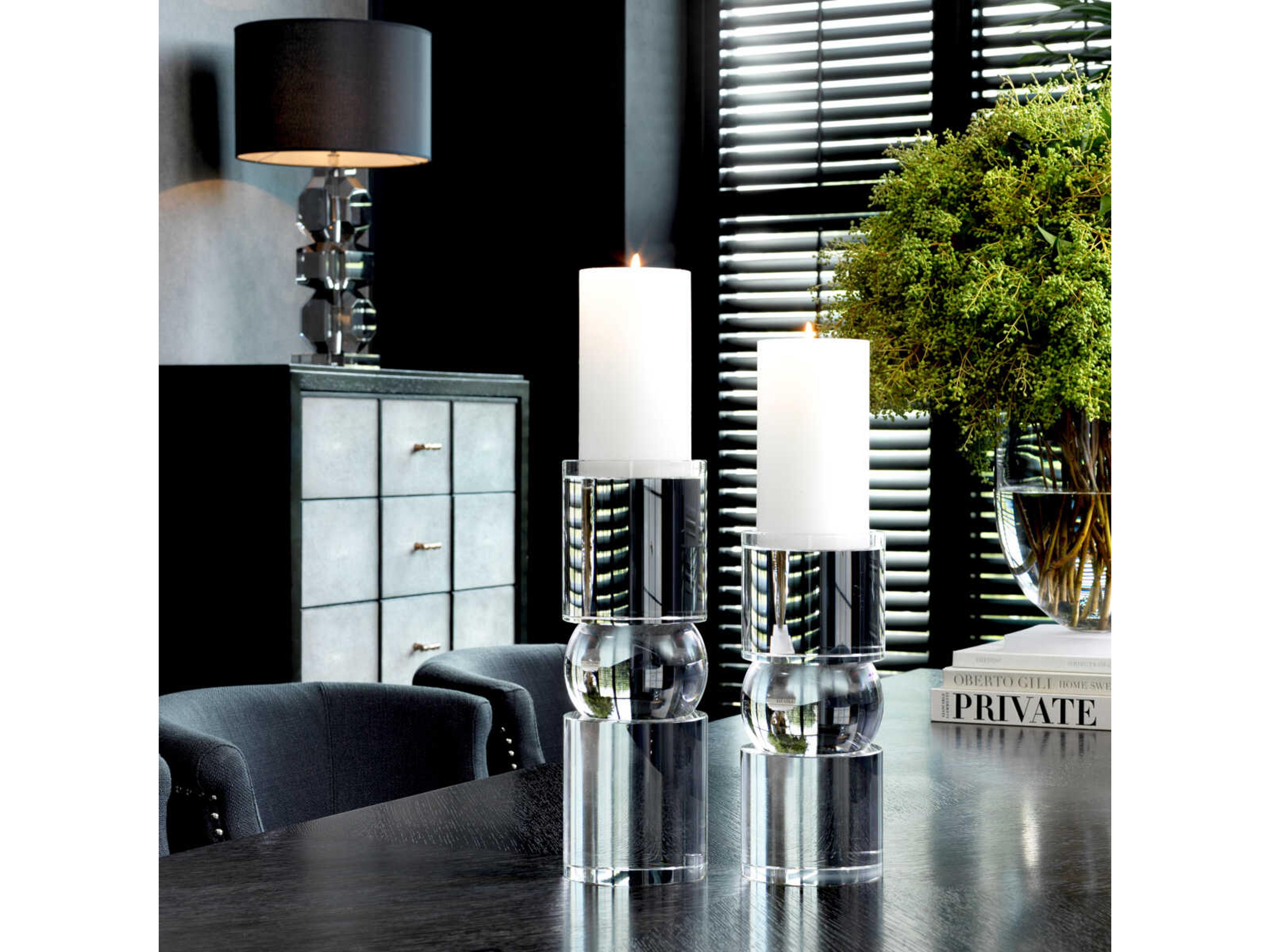 Eichholtz Earls Court S Crystal Candle Holder