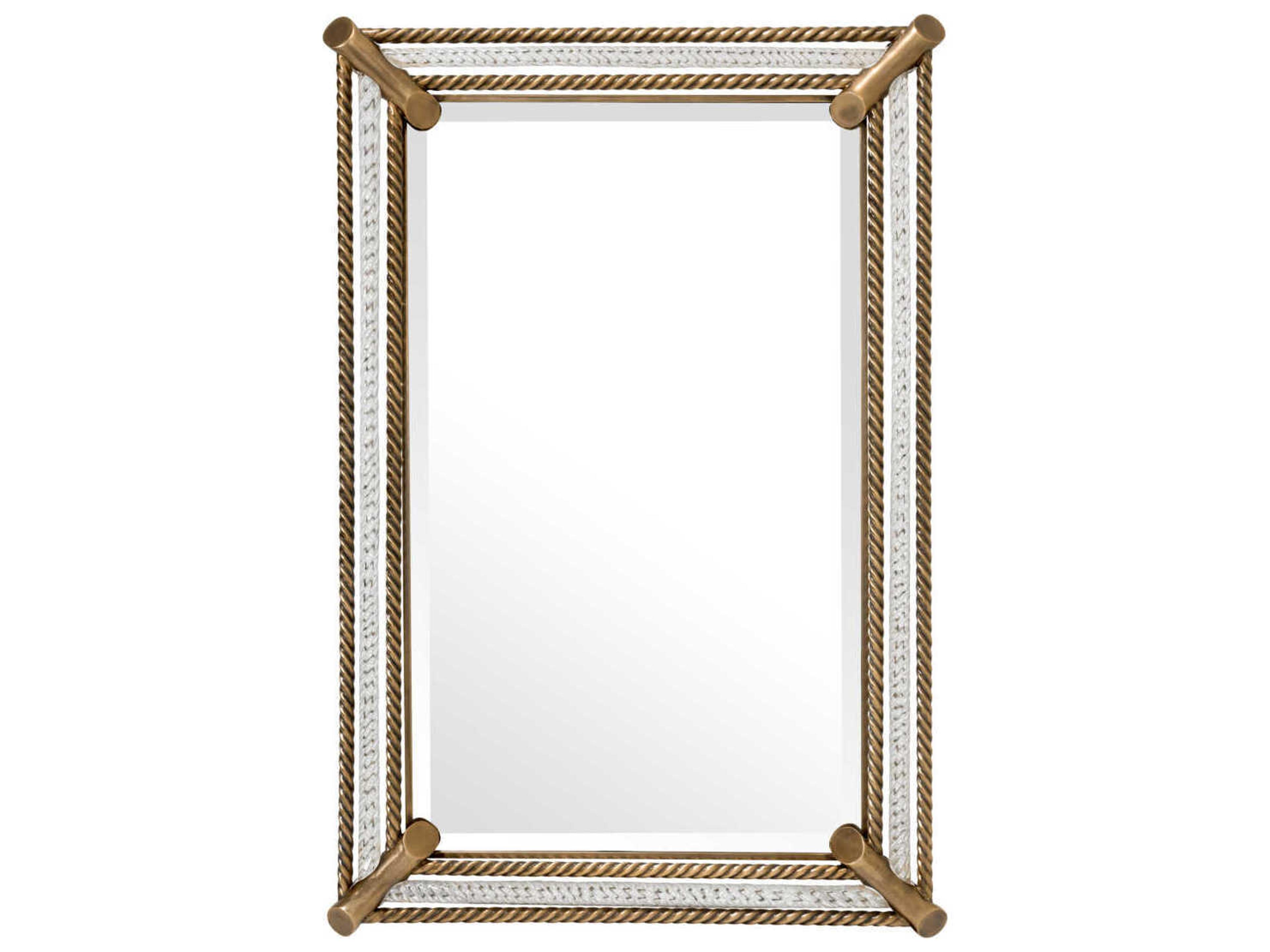 Eichholtz Civita Vintage Brass Mirror