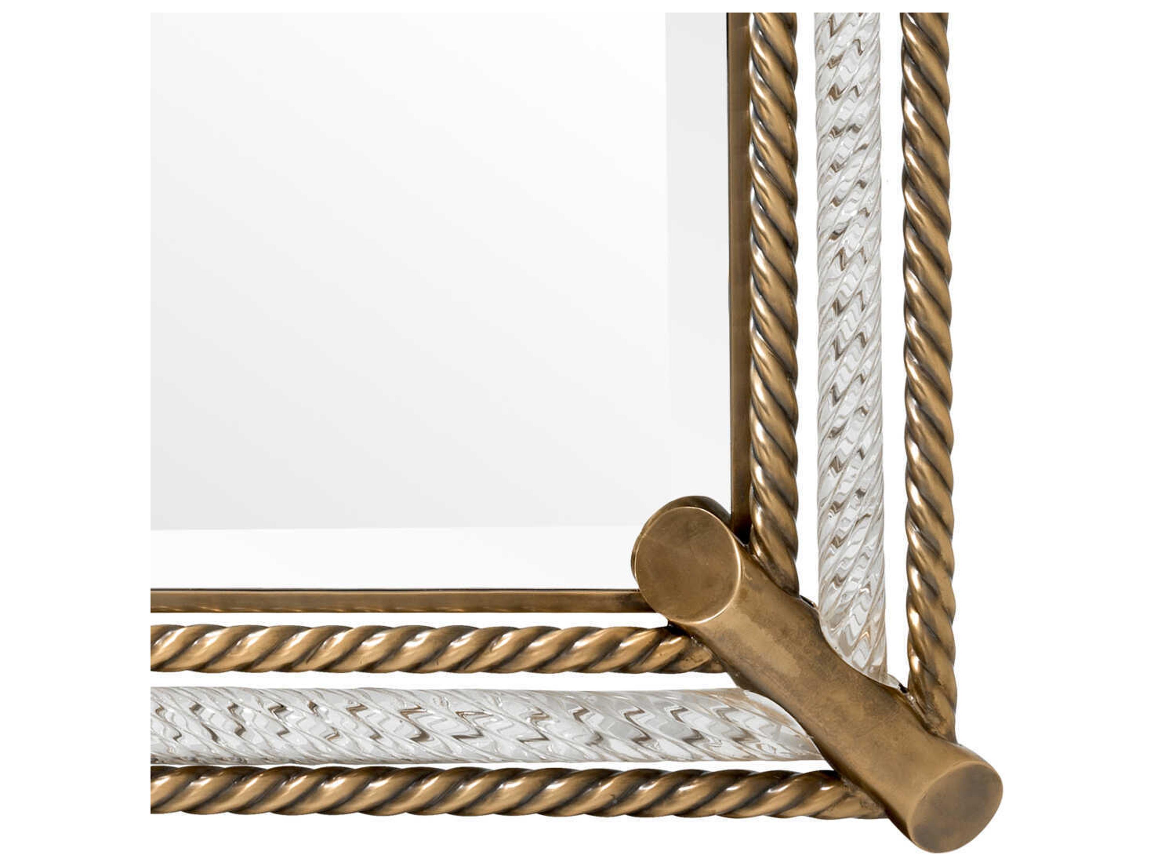 Eichholtz Civita Vintage Brass Mirror