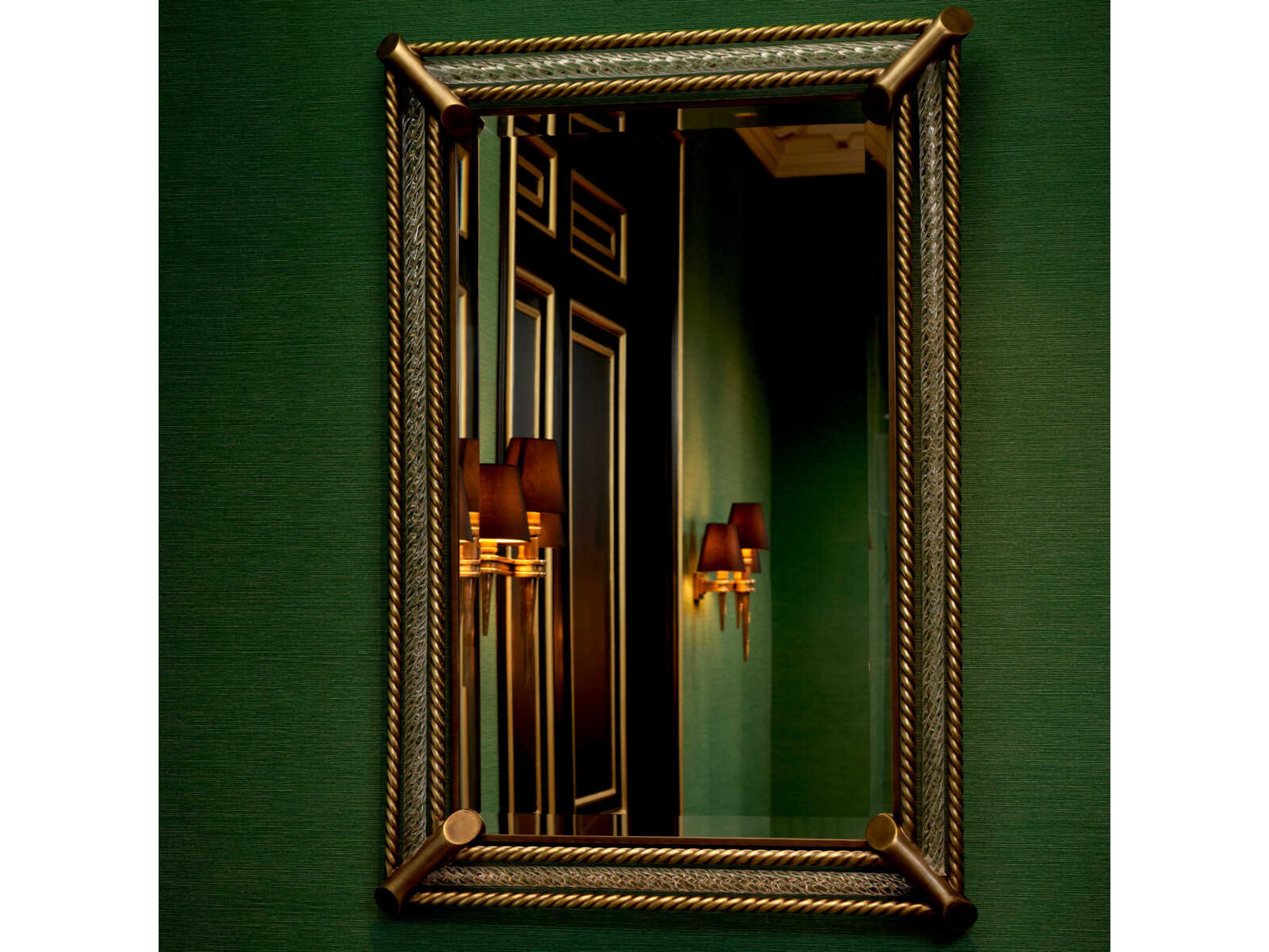 Eichholtz Civita Vintage Brass Mirror