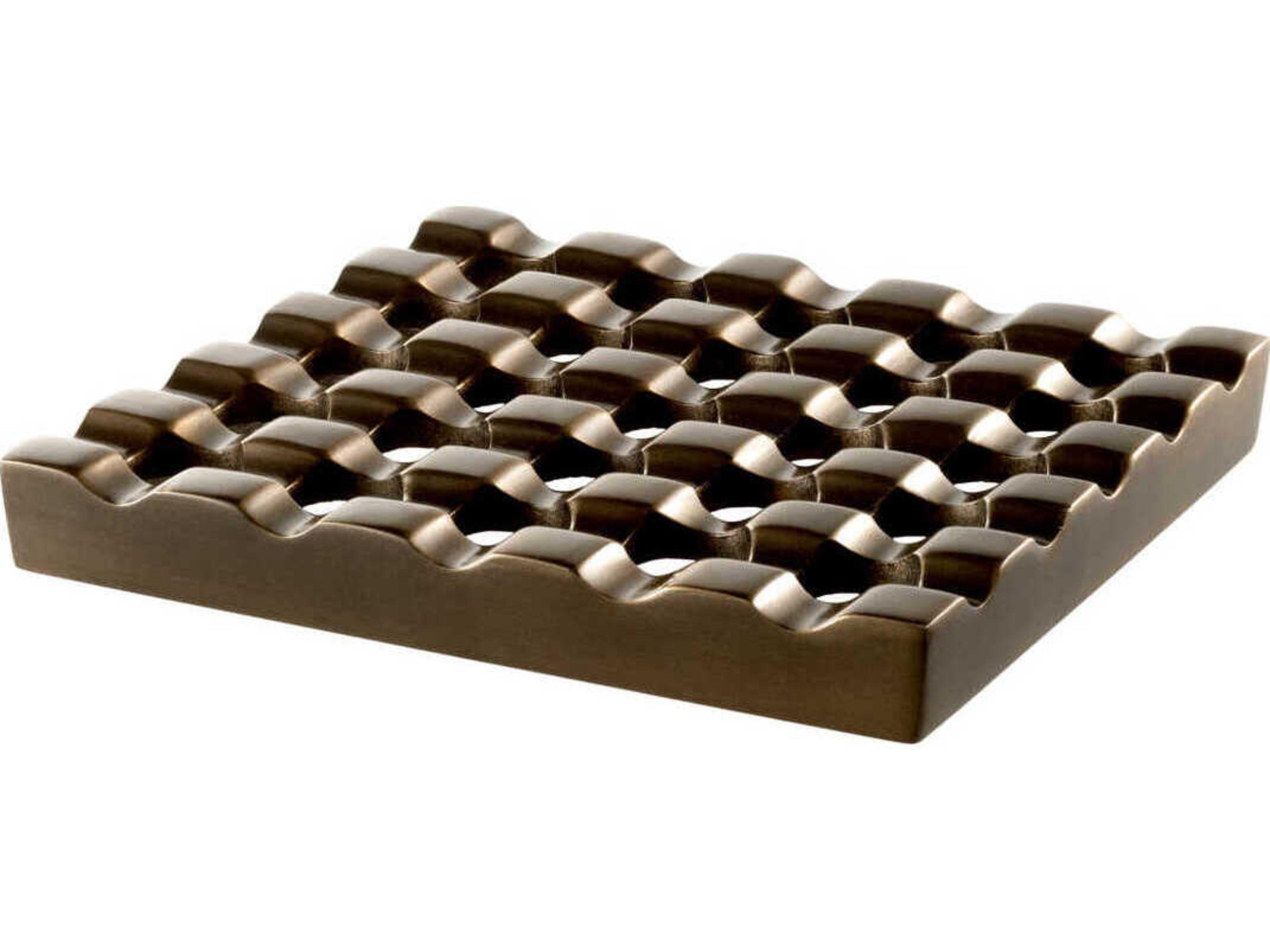 Eichholtz Deluxe Dark Antique Brass Ashtray