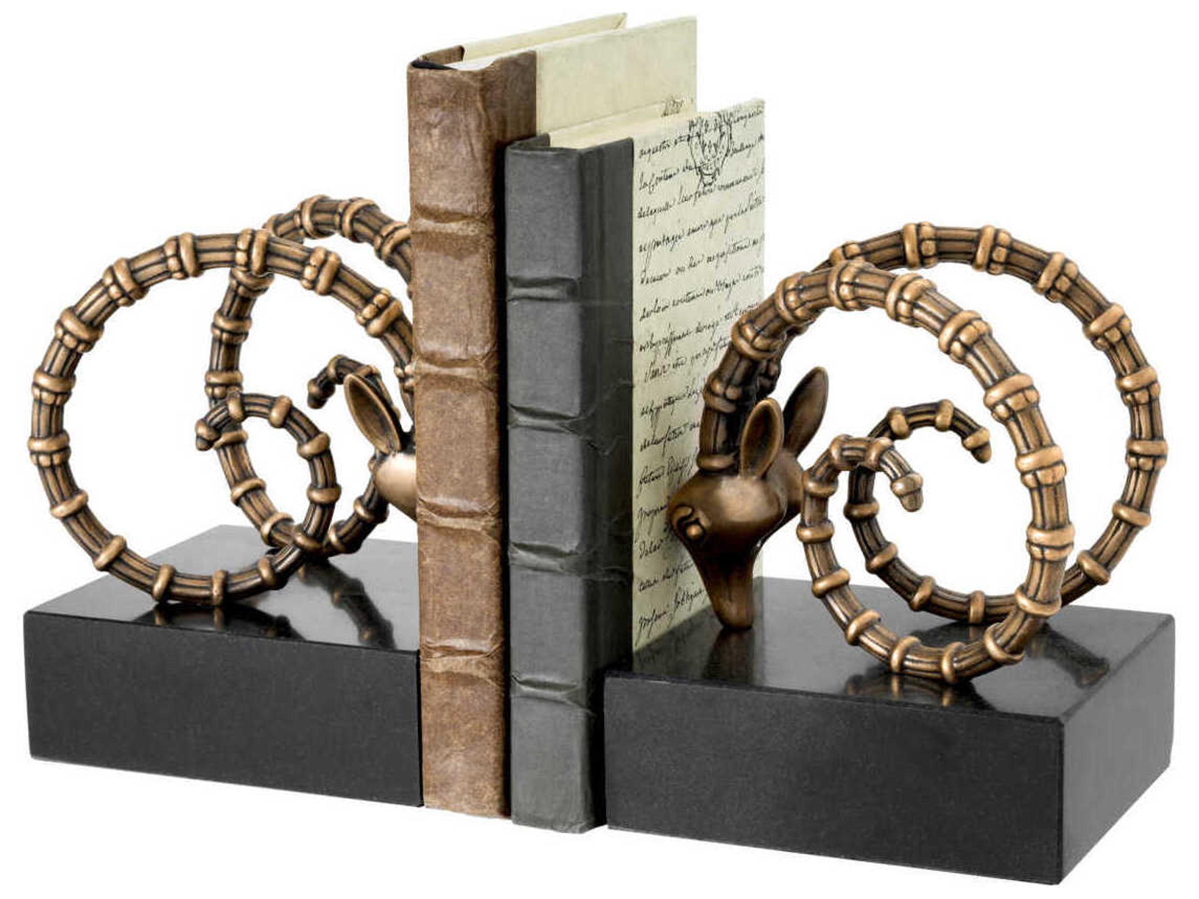 Eichholtz Ibex Vintage Brass Set of 2 Bookend